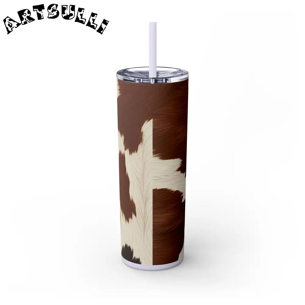 JAKKOUTTHEBXX Cow Print Maars Skinny Tumbler 2025