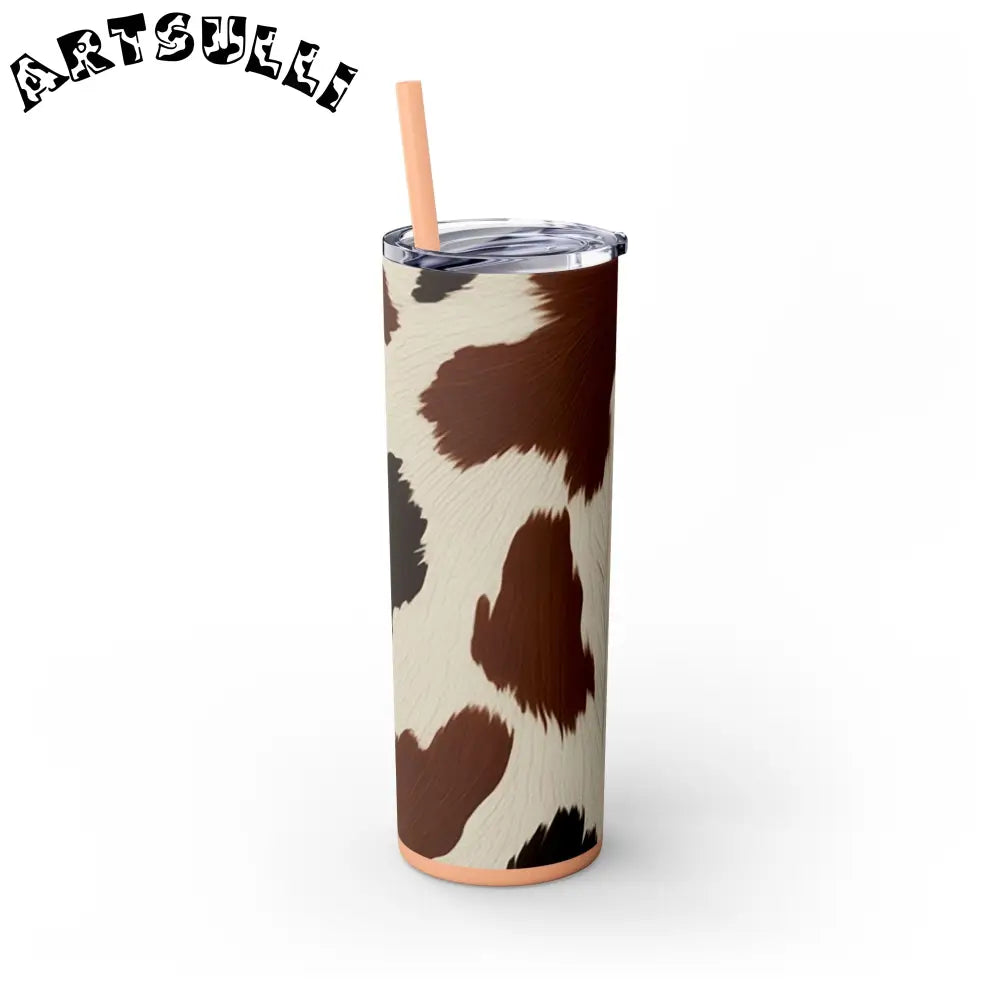 JAKKOUTTHEBXX Cow Print Maars Skinny Tumbler 2025