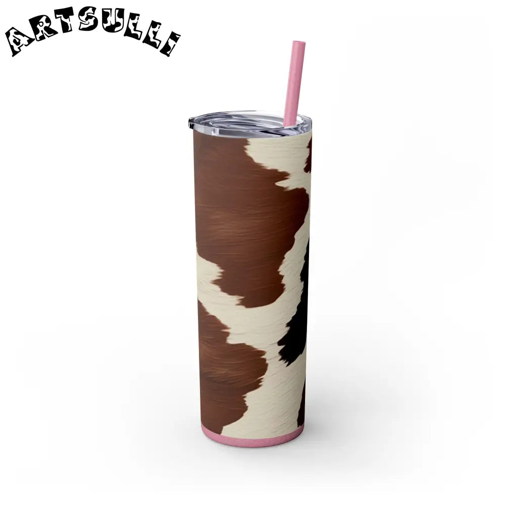 JAKKOUTTHEBXX Cow Print Maars Skinny Tumbler 2025