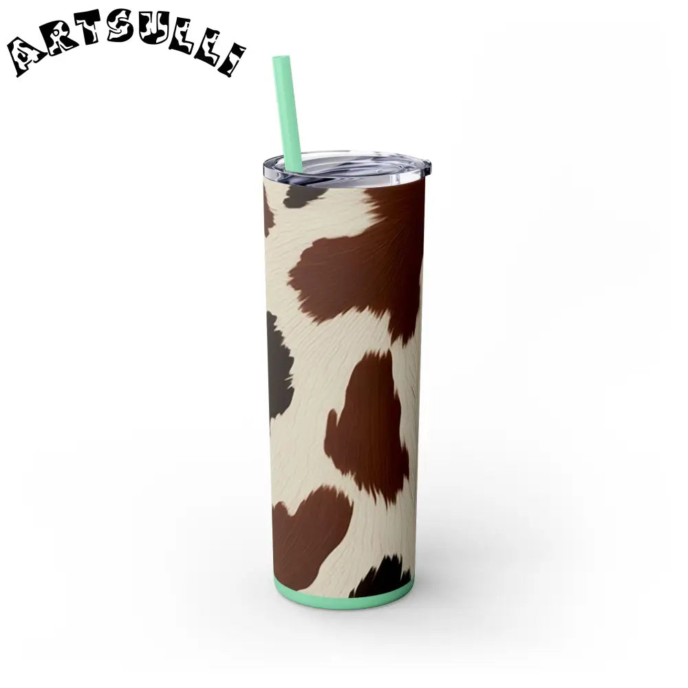 JAKKOUTTHEBXX Cow Print Maars Skinny Tumbler 2025