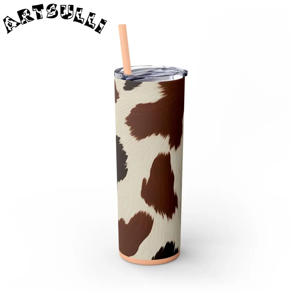 JAKKOUTTHEBXX Cow Print Maars Skinny Tumbler 2025
