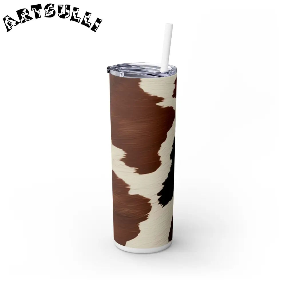 JAKKOUTTHEBXX Cow Print Maars Skinny Tumbler 2025