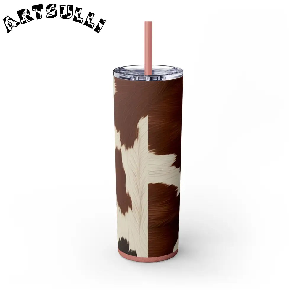 JAKKOUTTHEBXX Cow Print Maars Skinny Tumbler 2025