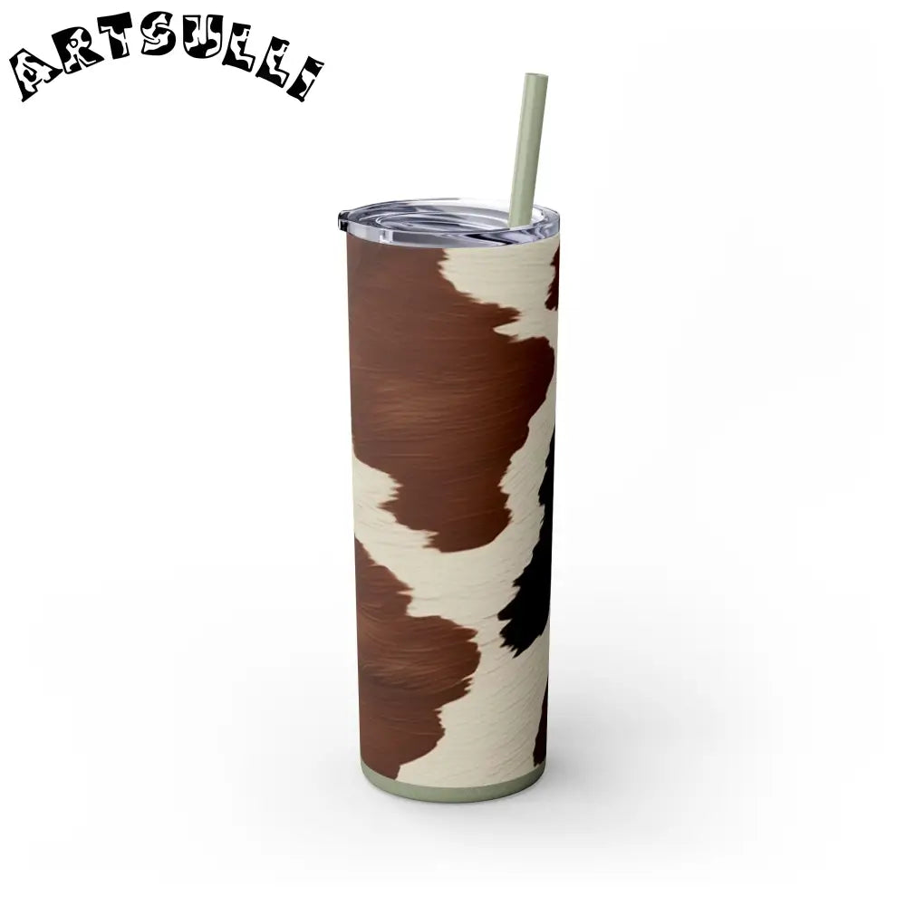 JAKKOUTTHEBXX Cow Print Maars Skinny Tumbler 2025
