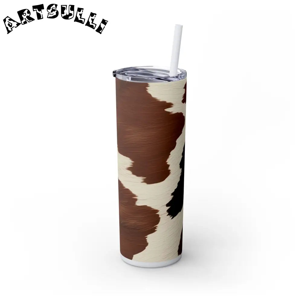 JAKKOUTTHEBXX Cow Print Maars Skinny Tumbler 2025