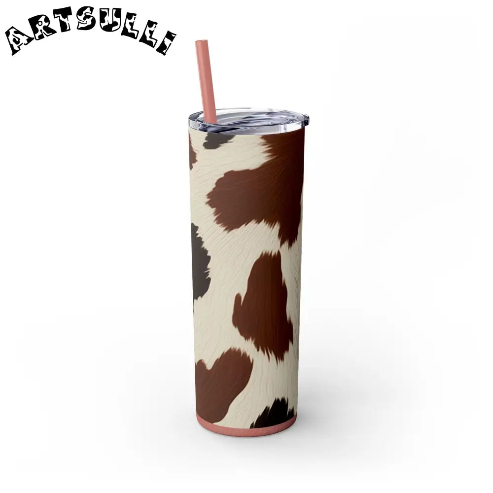 JAKKOUTTHEBXX Cow Print Maars Skinny Tumbler 2025