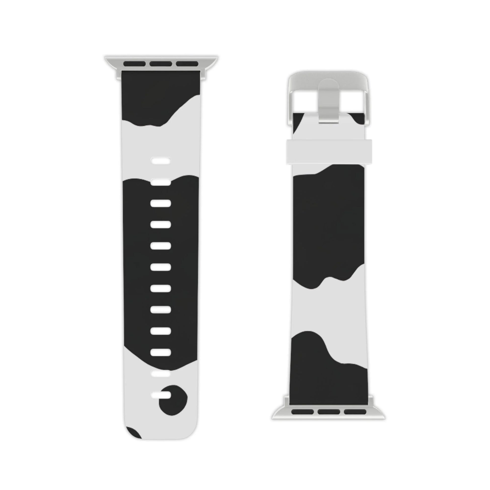 Smartwatch Pair with White and Cow Print Apple Watch Bands, Artsulli - Art is Long, Life is Short, Accessories, , , , , , , 