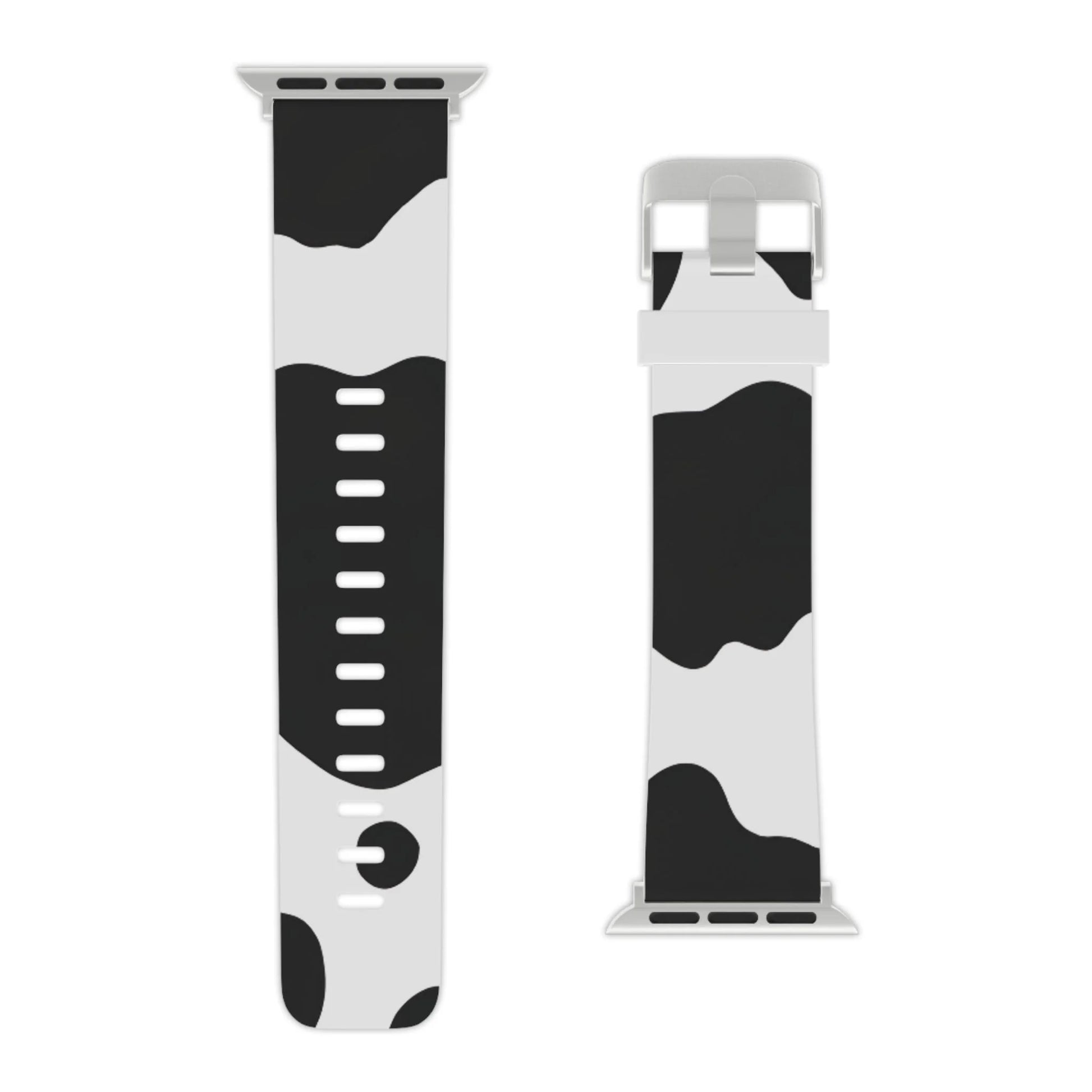 Smartwatch Pair with White and Cow Print Apple Watch Bands, Artsulli - Art is Long, Life is Short, Accessories, , , , , , , 