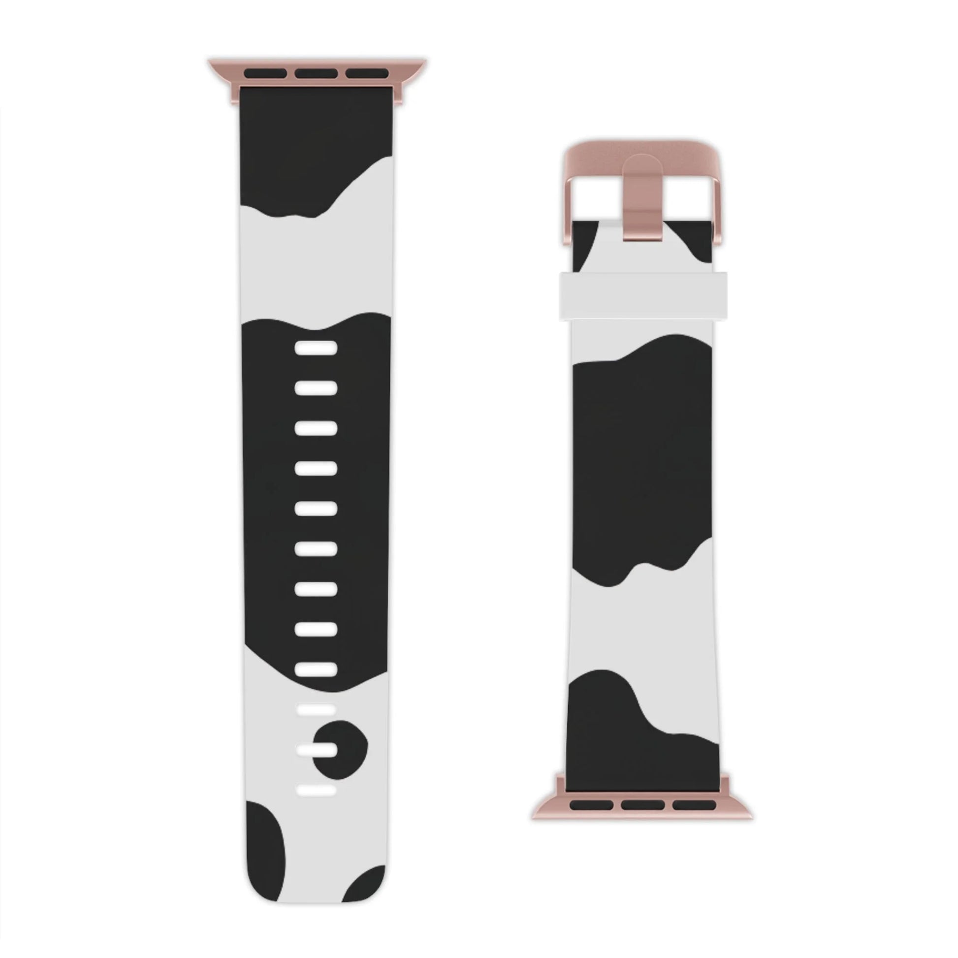 Smartwatch Pair with White and Cow Print Apple Watch Bands, Artsulli - Art is Long, Life is Short, Accessories, , , , , , , 