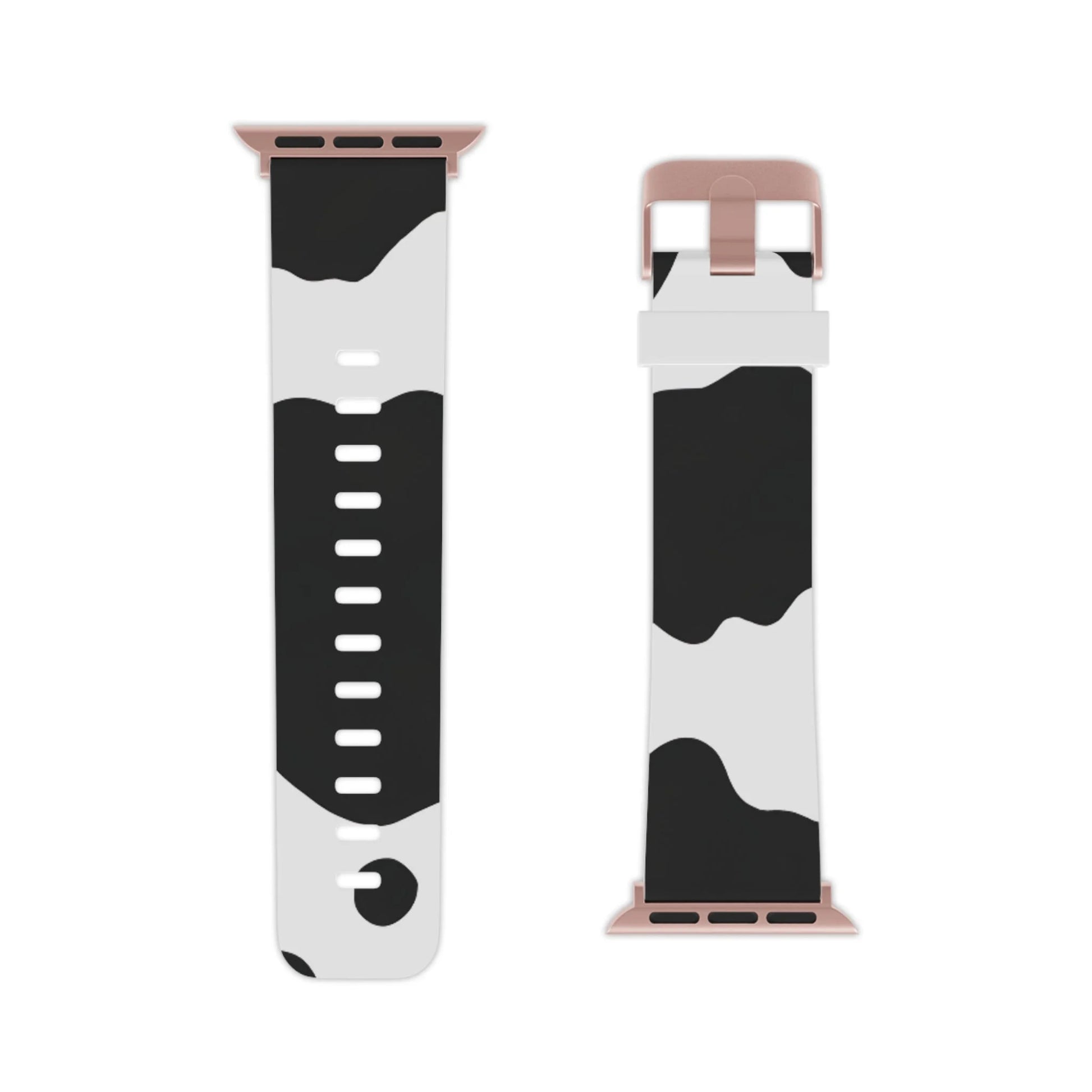 Smartwatch Pair with White and Cow Print Apple Watch Bands, Artsulli - Art is Long, Life is Short, Accessories, , , , , , , 