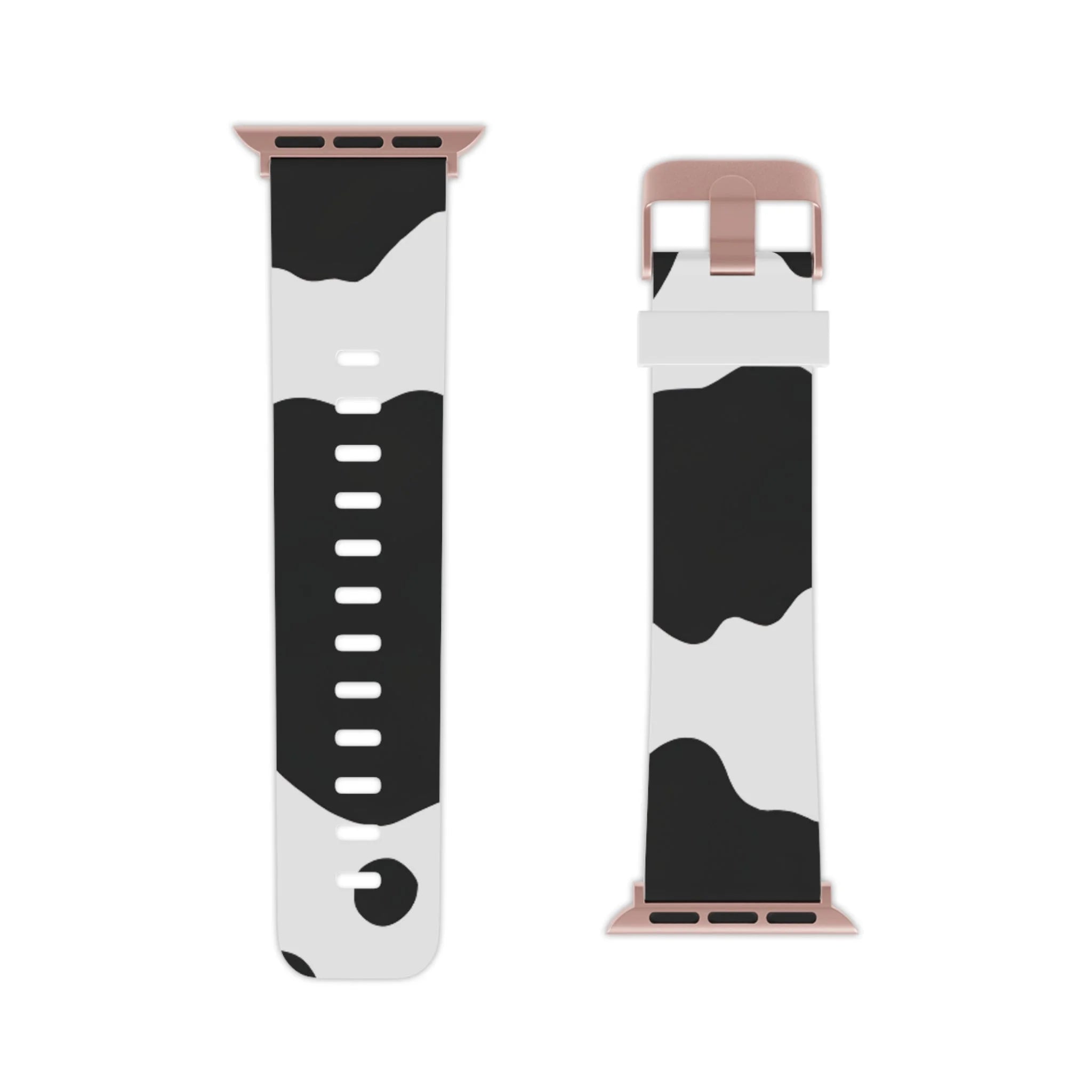 Smartwatch Pair with White and Cow Print Apple Watch Bands, Artsulli - Art is Long, Life is Short, Accessories, , , , , , , 
