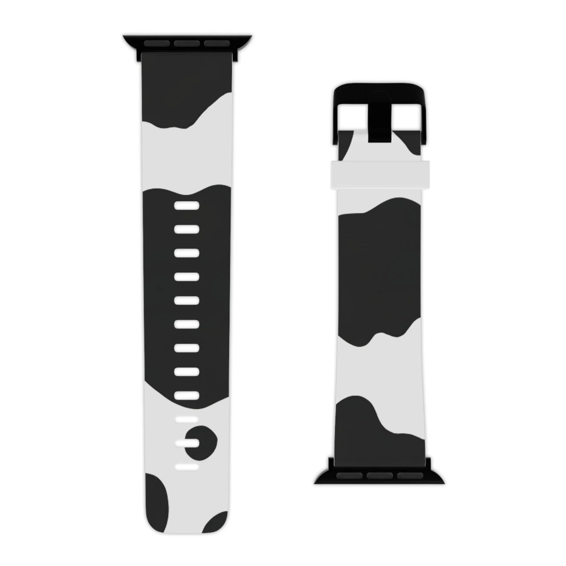 Smartwatch Pair with White and Cow Print Apple Watch Bands, Artsulli - Art is Long, Life is Short, Accessories, , , , , , , 