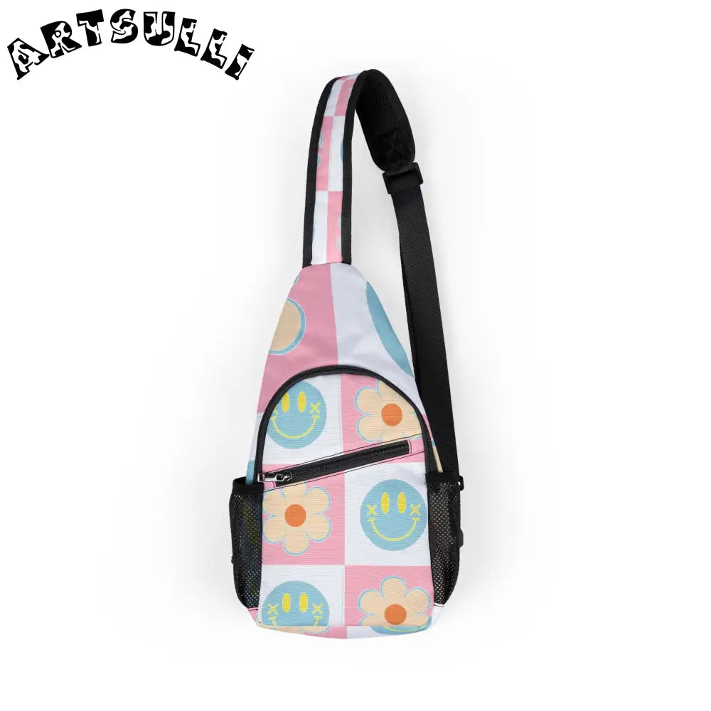JAKKOUTTHEBXX Smiley Flower Customizable Chest Bag 2025