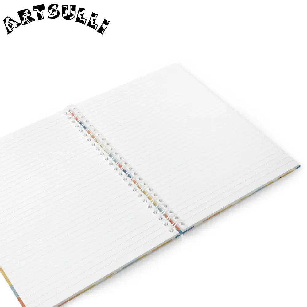 Smiley Flower Rainbow Spiral Notebook, Artsulli - Art is Long, Life is Short, Paper products, , , , , , , 