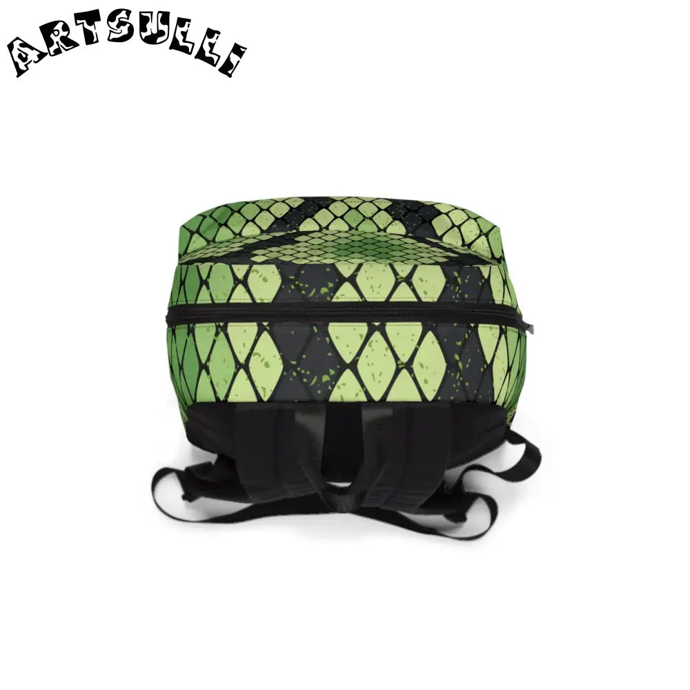 JAKKOUTTHEBXX Snakeskin Unisex Classic Backpack for All-Day Comfort 2025