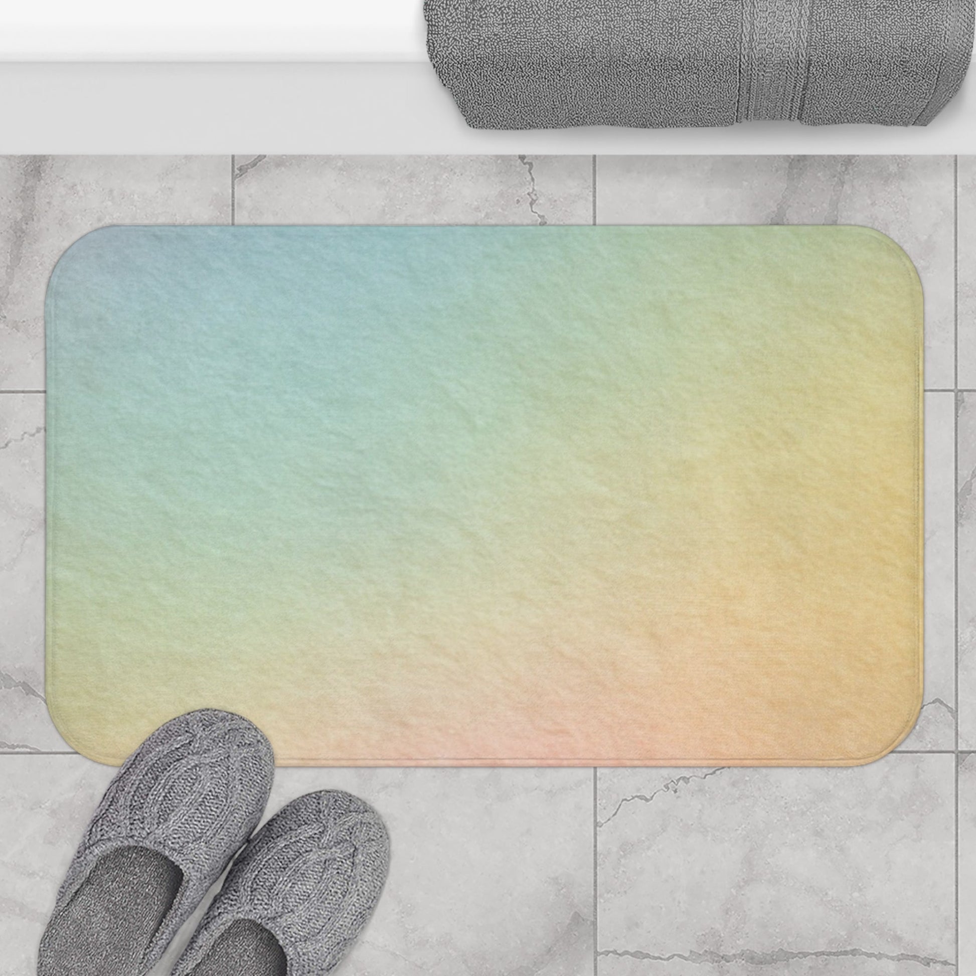 Printify Soft Gradient Pastel Bath Mat 2025