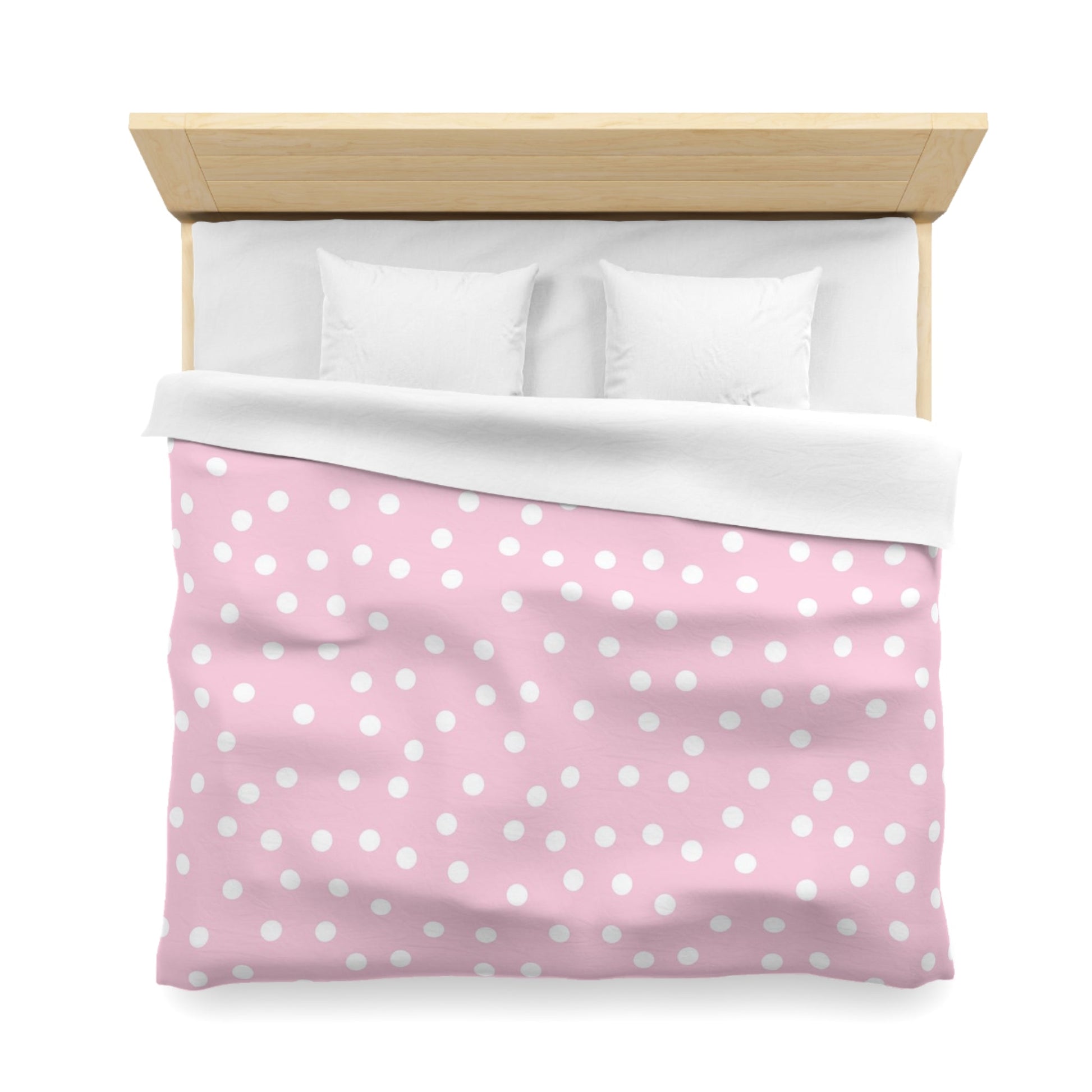 JAKKOUTTHEBXX Soft Pink Polka Dot Duvet Cover 2025