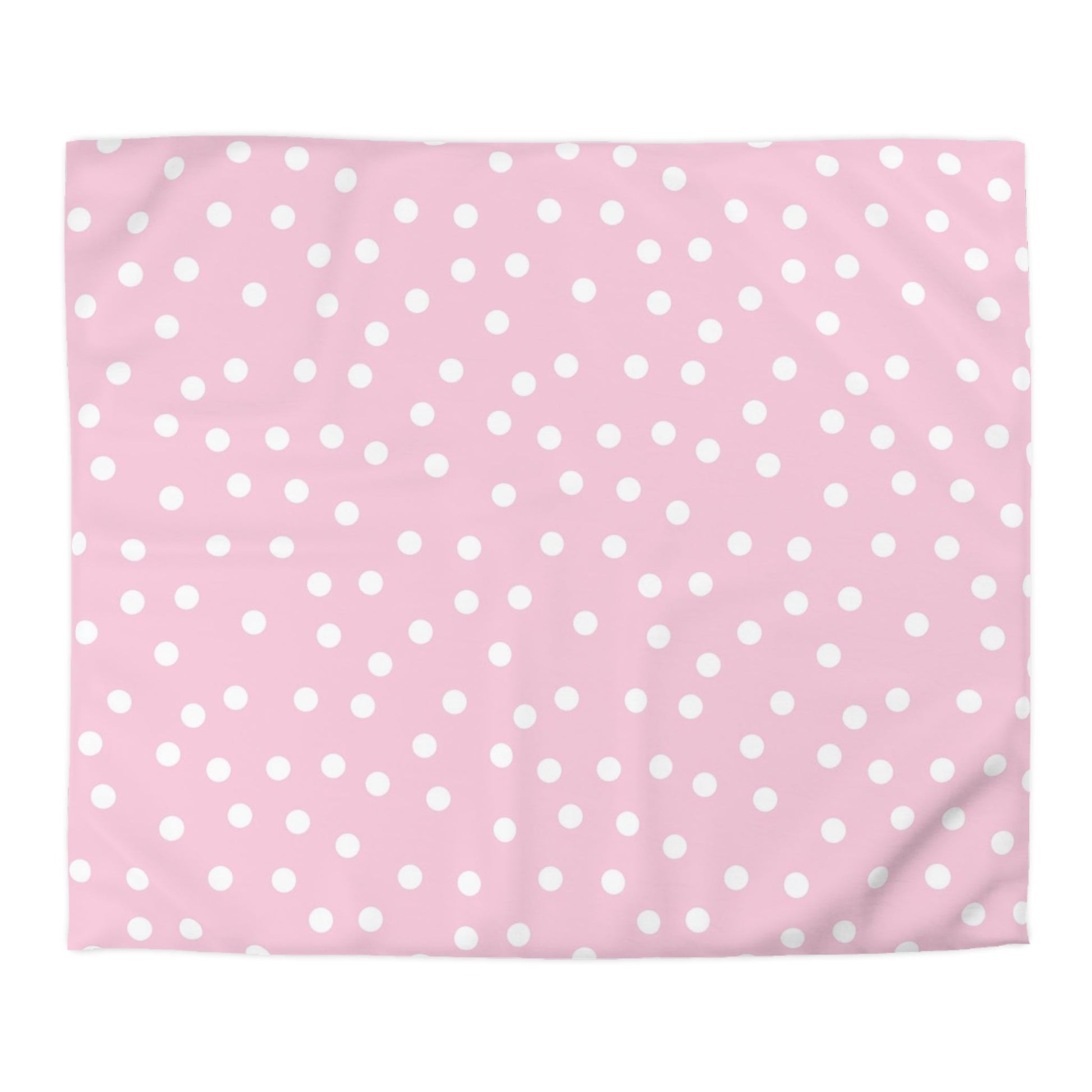 JAKKOUTTHEBXX Soft Pink Polka Dot Duvet Cover 2025