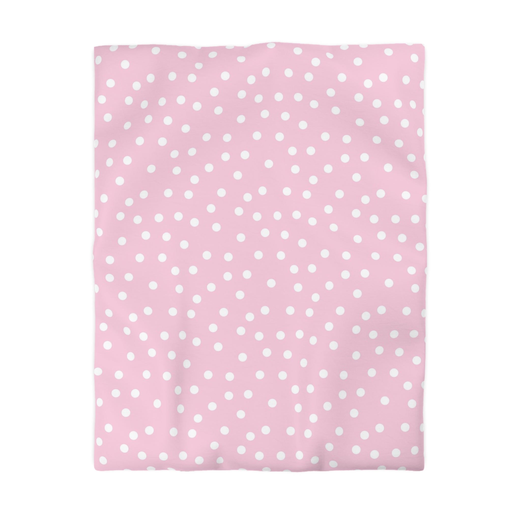 JAKKOUTTHEBXX Soft Pink Polka Dot Duvet Cover 2025