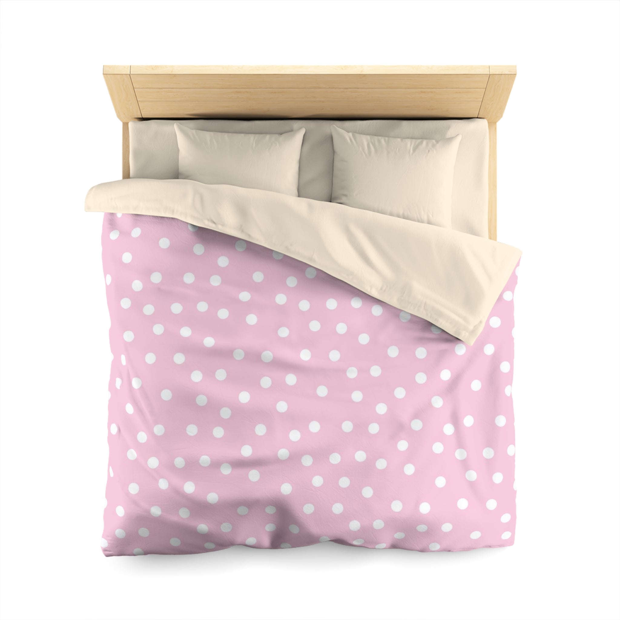 JAKKOUTTHEBXX Soft Pink Polka Dot Duvet Cover 2025