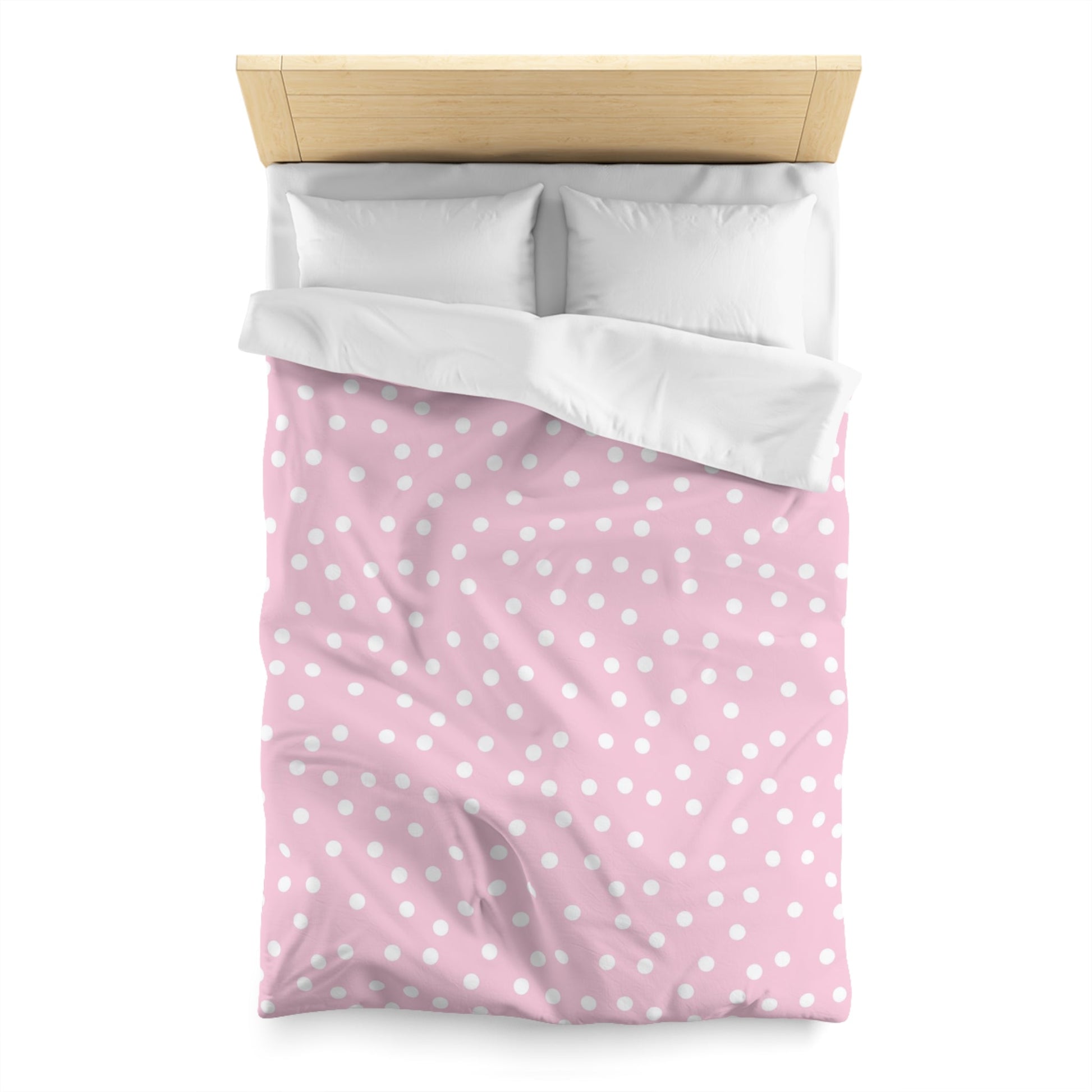 JAKKOUTTHEBXX Soft Pink Polka Dot Duvet Cover 2025