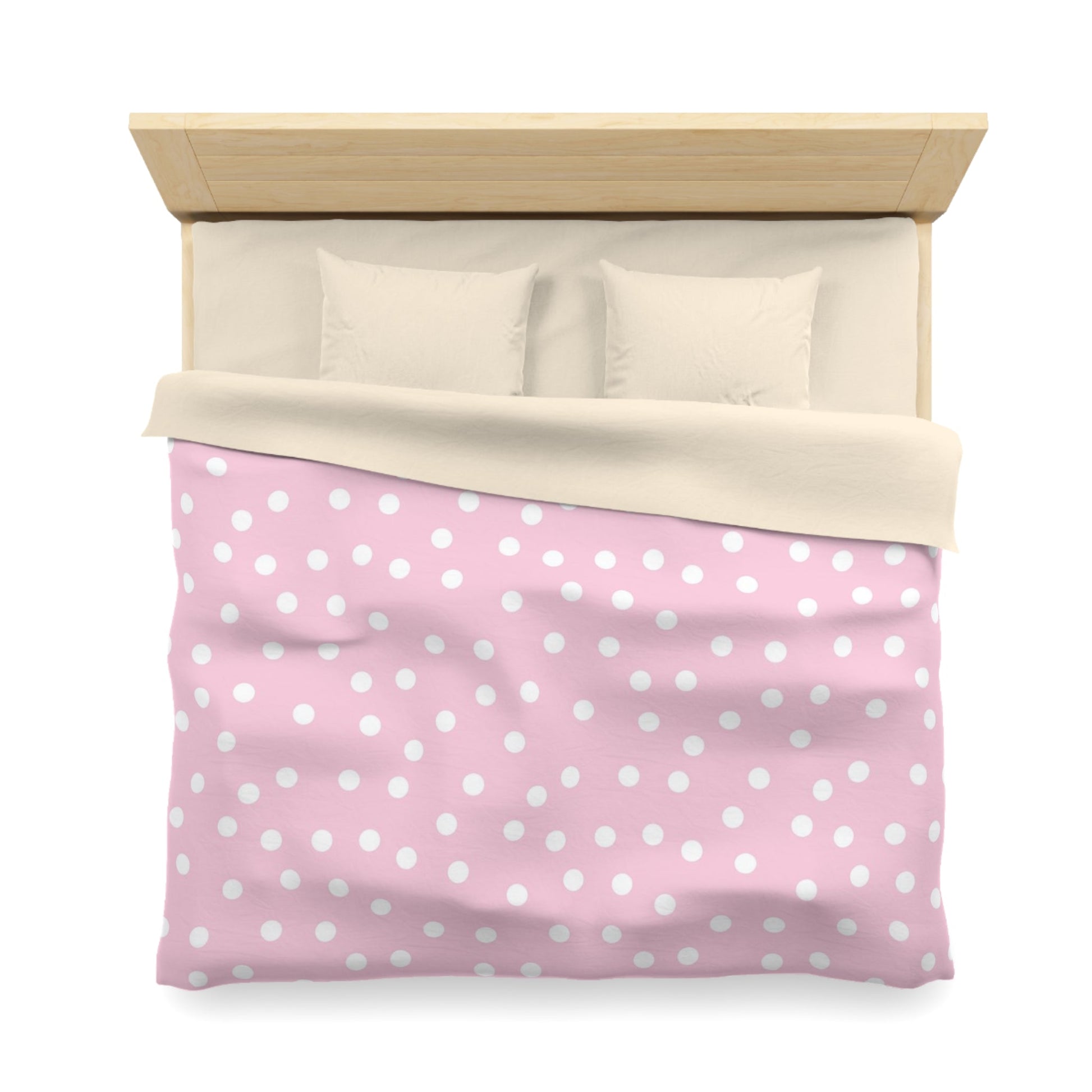 JAKKOUTTHEBXX Soft Pink Polka Dot Duvet Cover 2025