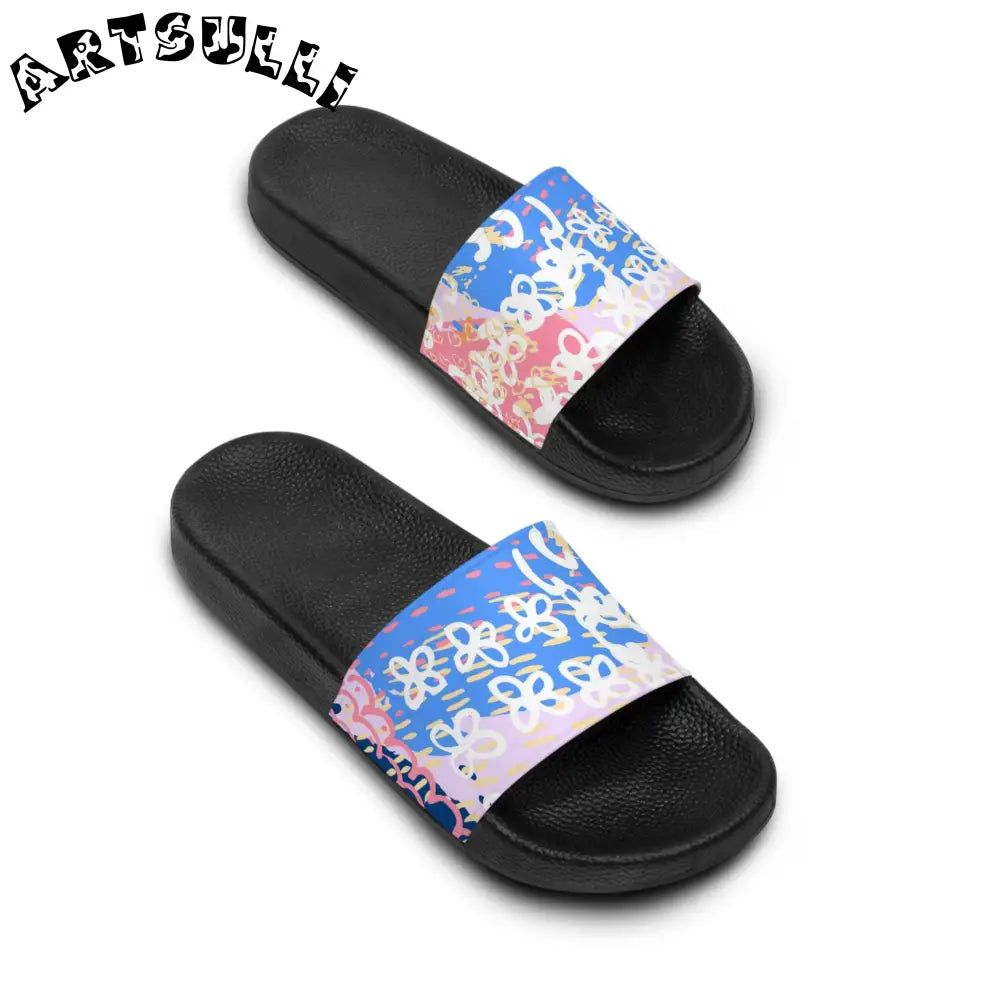 JAKKOUTTHEBXX Special Touch Flowers x Doodles Slide Sandals 2025