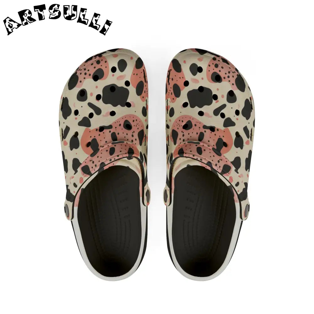 Speckled EVA Foam Clogs for Day Long Comfort, Artsulli - Art is Long, Life is Short, Shoes, Size, US 6 (Women's), Color, Black, , , 45712483430337