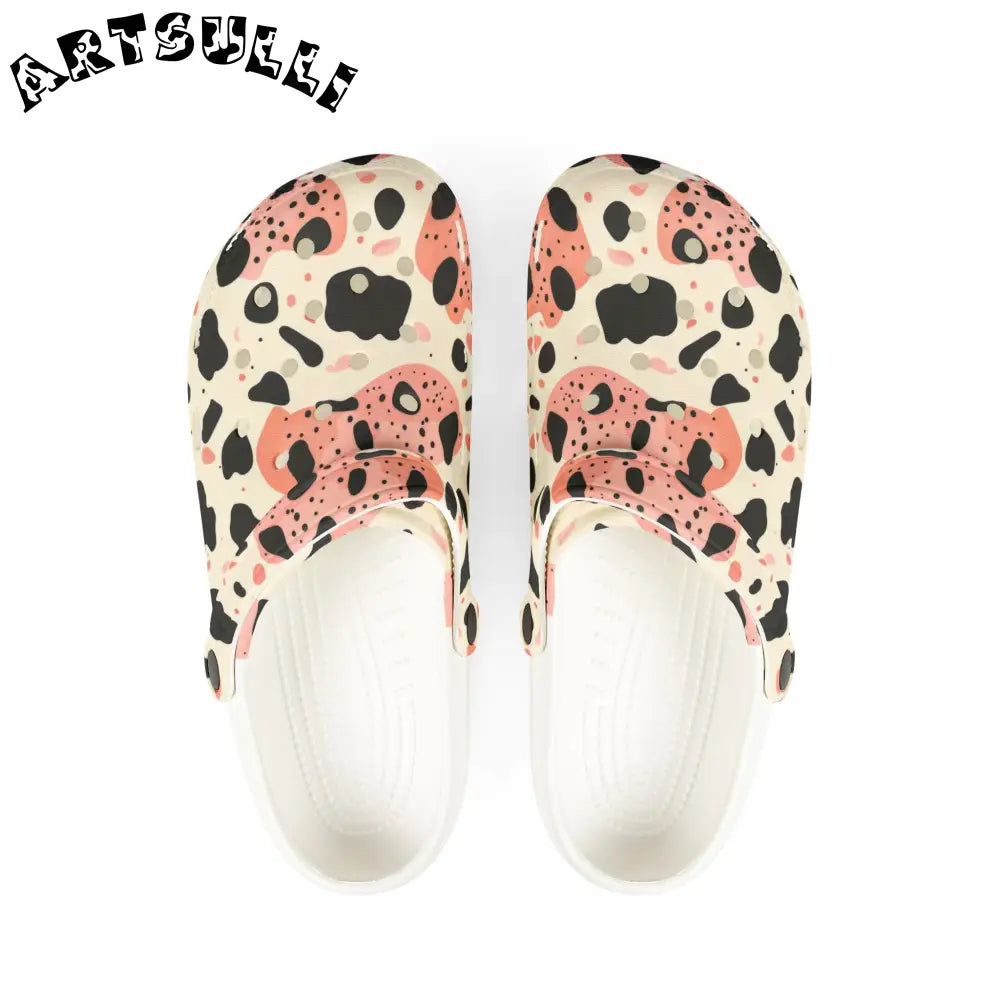 Speckled EVA Foam Clogs for Day Long Comfort, Artsulli - Art is Long, Life is Short, Shoes, Size, US 6 (Women's), Color, White, , , 45706911445579