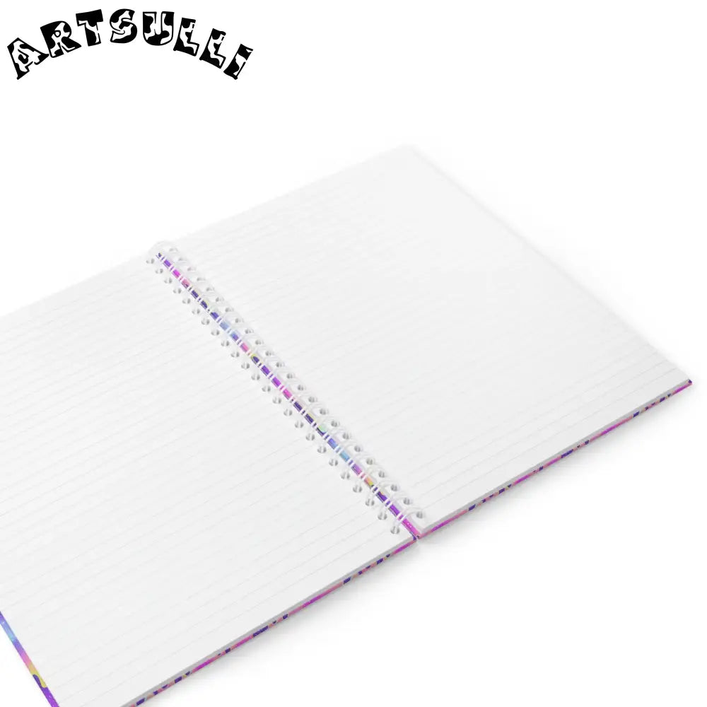 JAKKOUTTHEBXX Dripping Galaxy Wide-Ruled Spiral Notebook 2025
