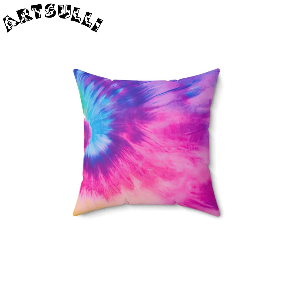 Spiral Tie-Dye Throw Pillow, Artsulli - Art is Long, Life is Short, Home Decor, , , , , , , 