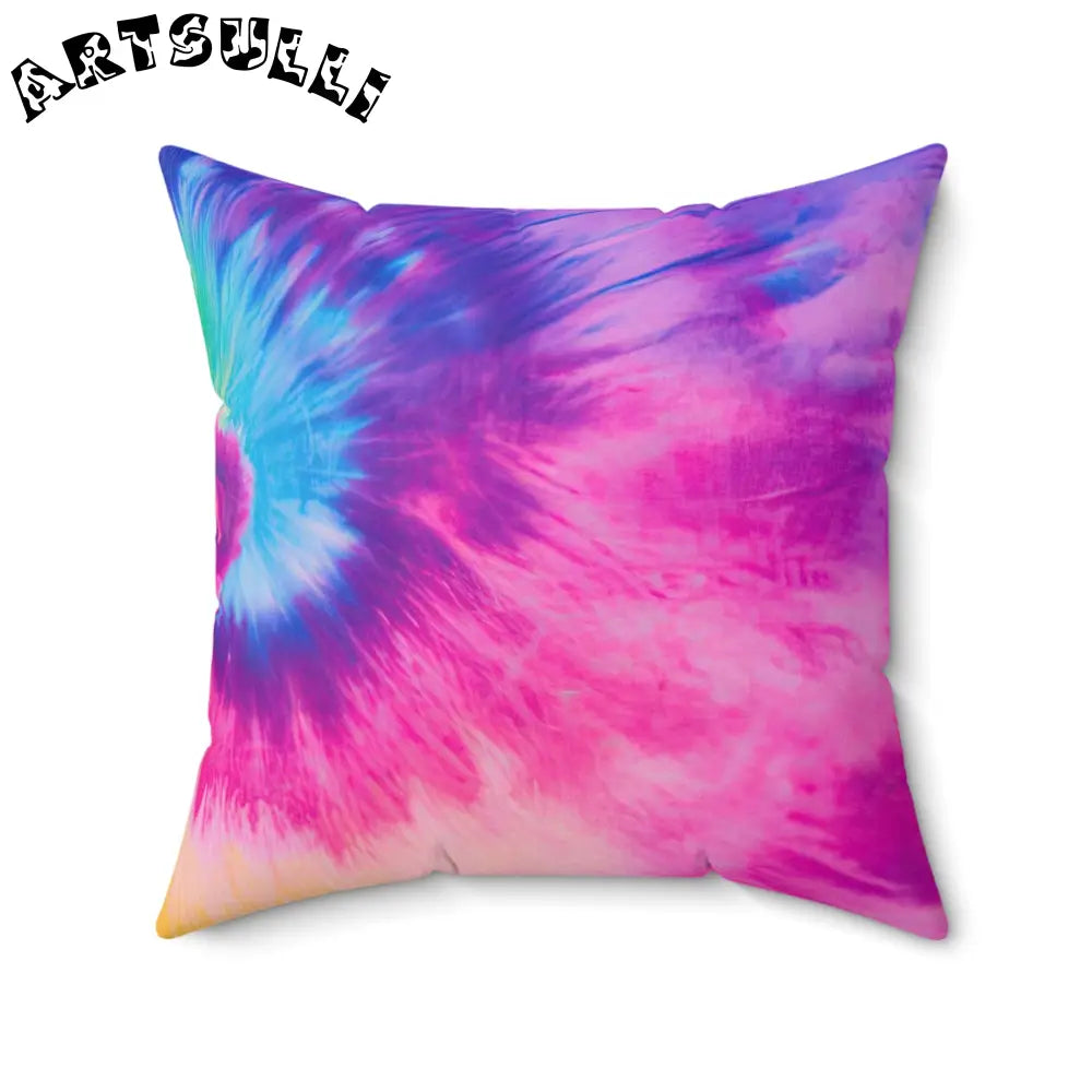 Spiral Tie-Dye Throw Pillow, Artsulli - Art is Long, Life is Short, Home Decor, , , , , , , 