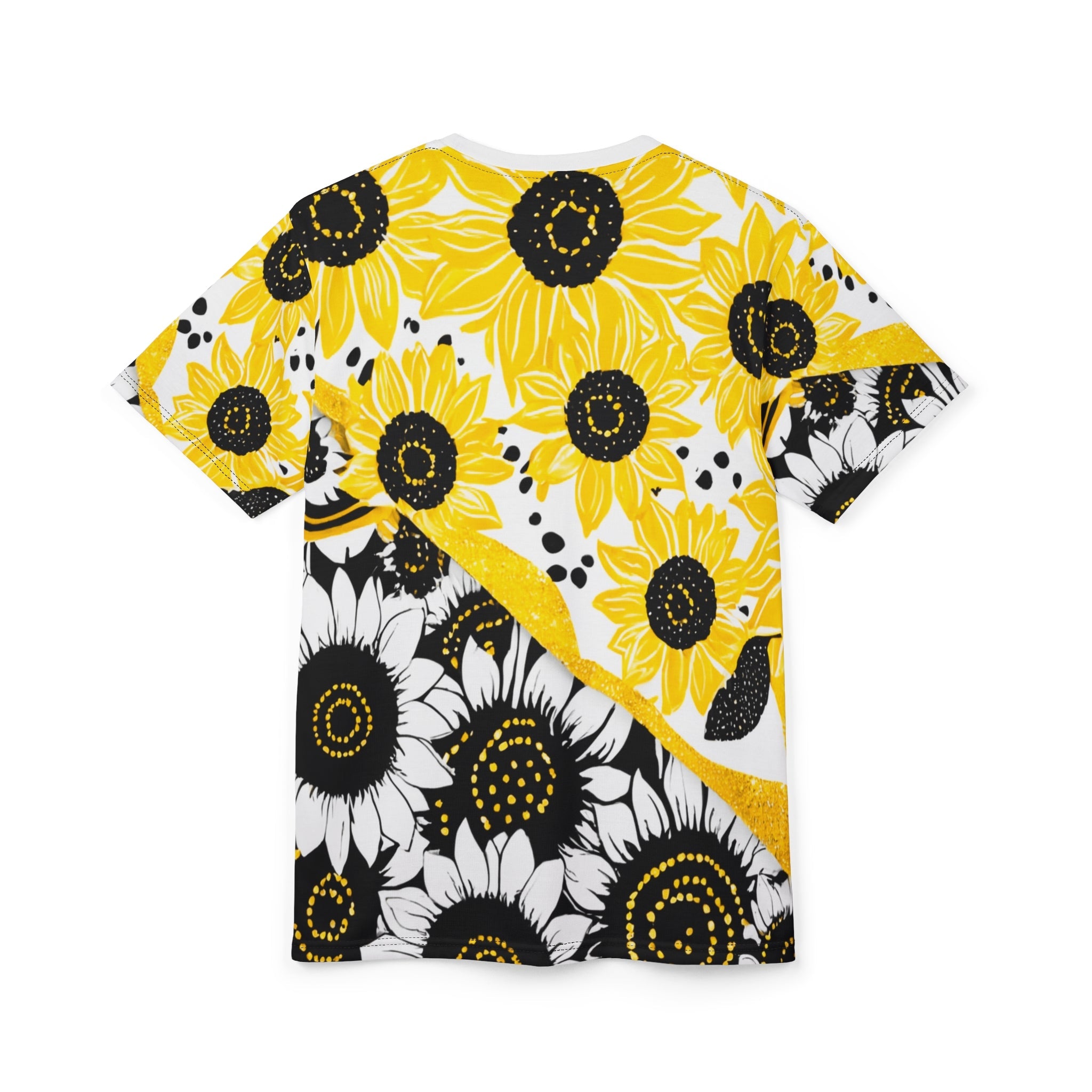 Split Sunflower T-Shirt, Artsulli - Art is Long, Life is Short, All Over Prints, , , , , , , 