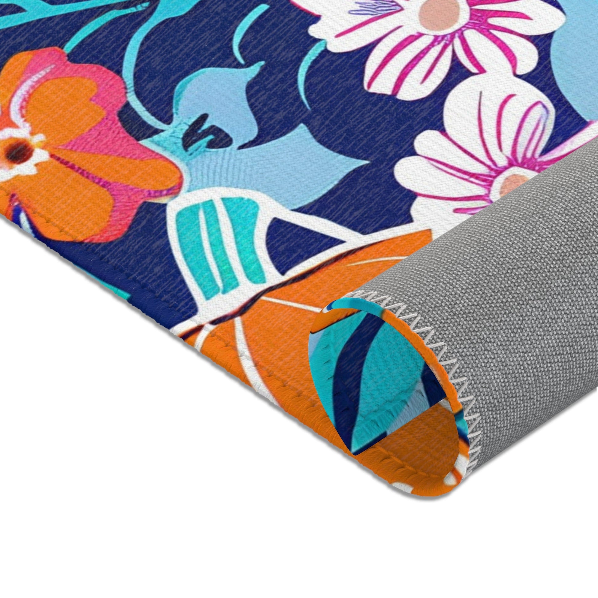 Spooky Floral Halloween Area Rug, Artsulli - Art is Long, Life is Short, Home Decor, , , , , , , 