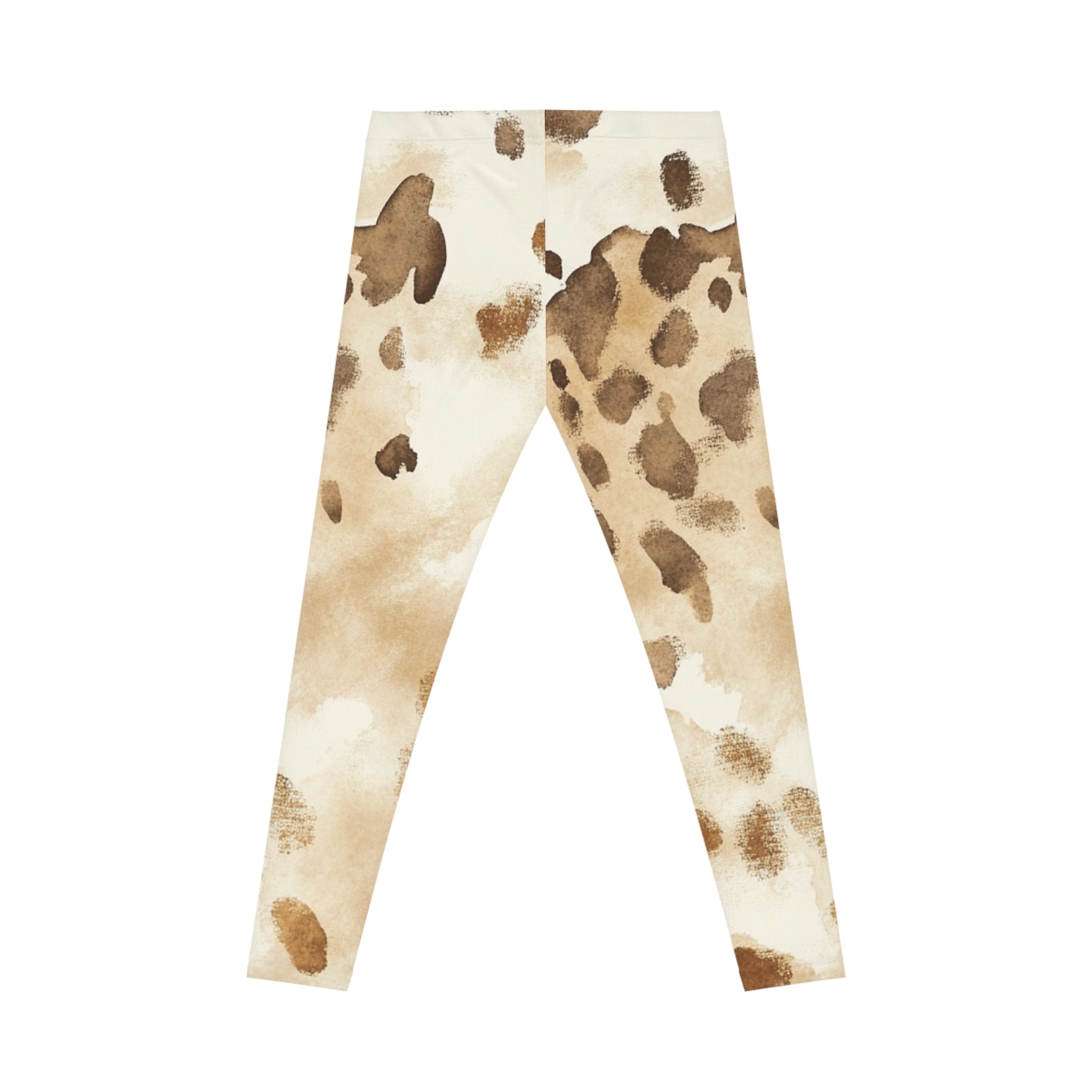 Spotted Animal Print Casual Leggings, Artsulli - Art is Long, Life is Short, All Over Prints, , , , , , , 