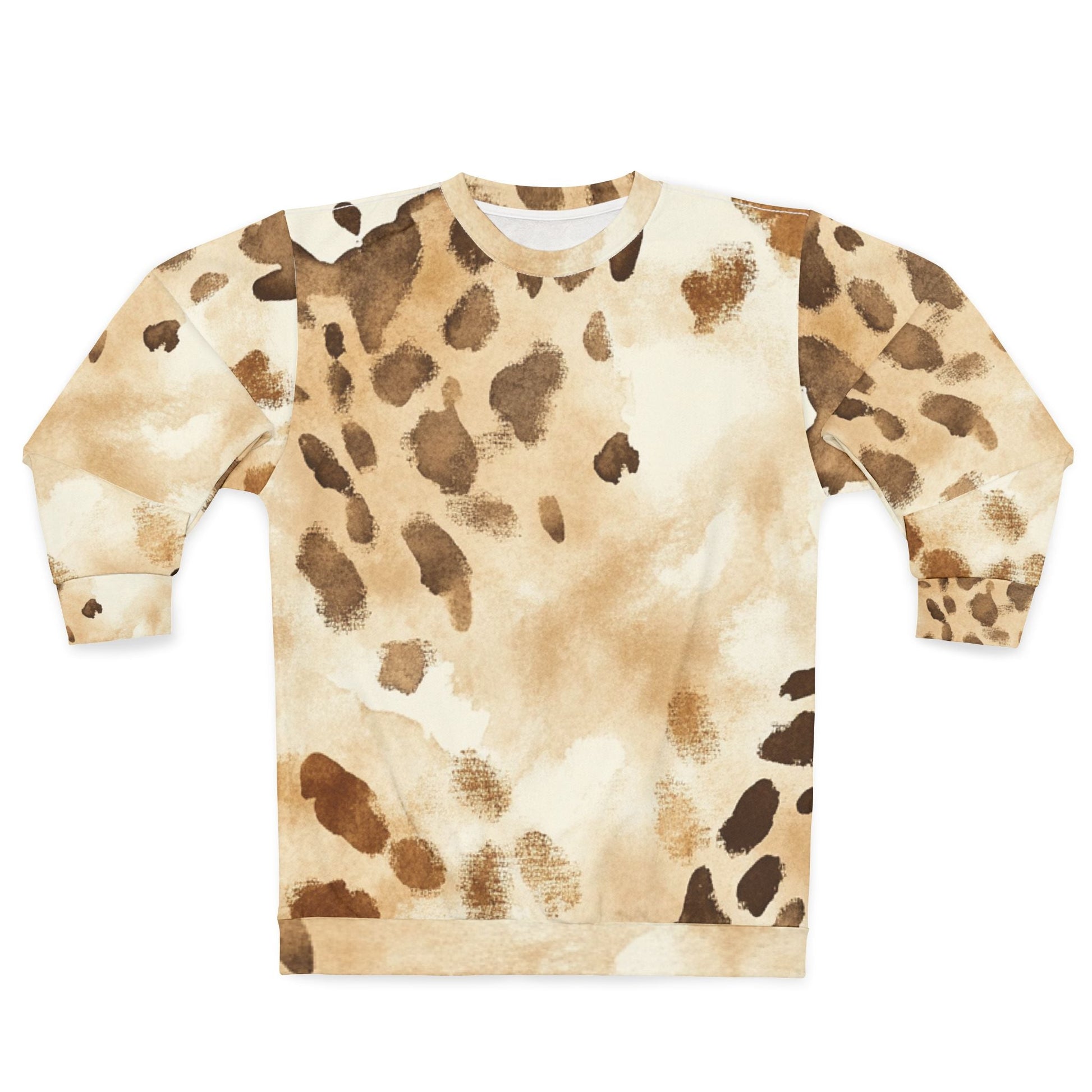 Spotted Crewneck Sweatshirt, Artsulli - Art is Long, Life is Short, All Over Prints, Size, XS, , , , , 92484503428296942245
