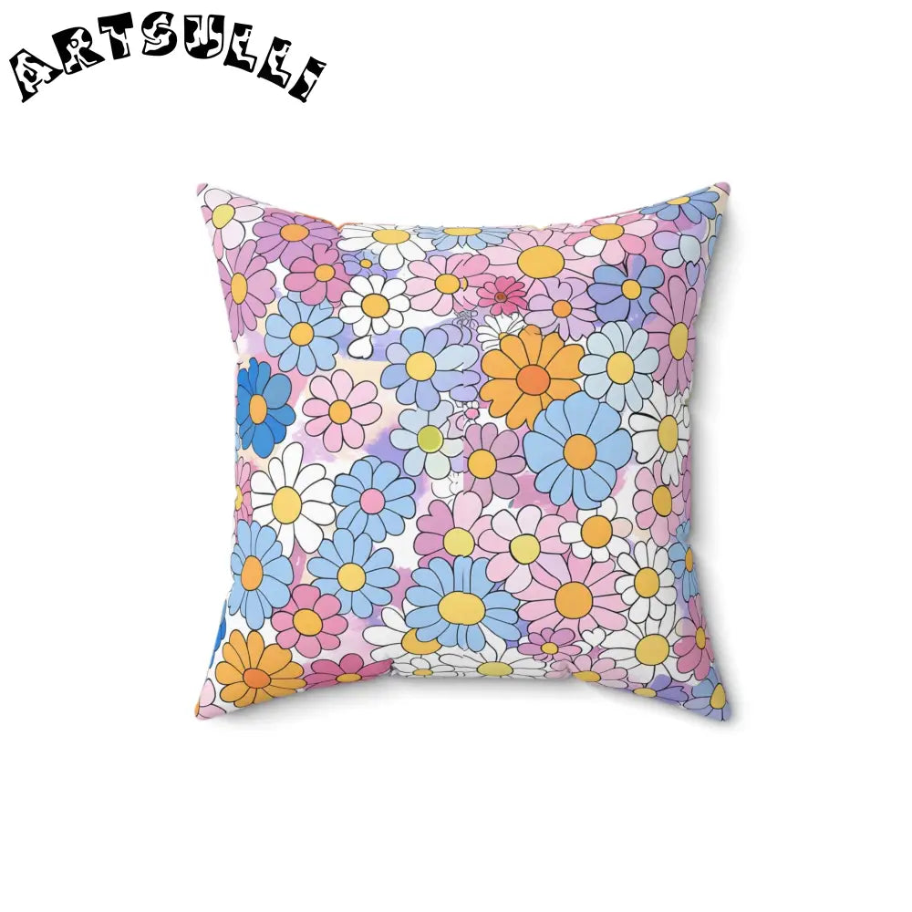 JAKKOUTTHEBXX Spun Polyester Square Floral Throw Pillow 2025