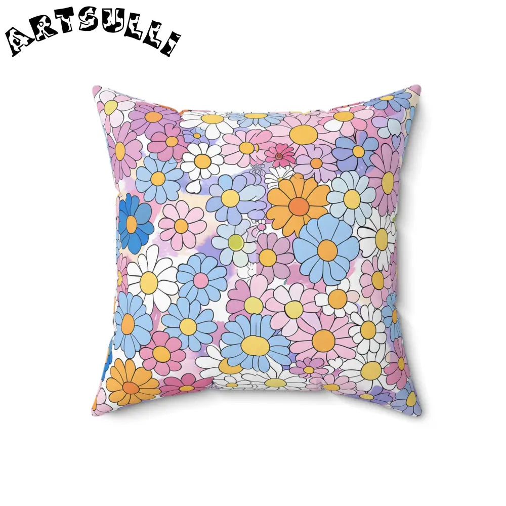 JAKKOUTTHEBXX Spun Polyester Square Floral Throw Pillow 2025