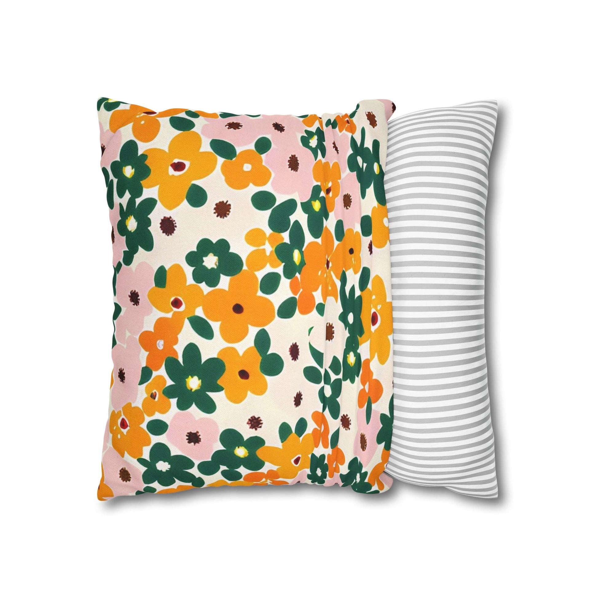 Spun Polyester Square Pillowcase, Artsulli - Art is Long, Life is Short, Home Decor, , , , , , , 