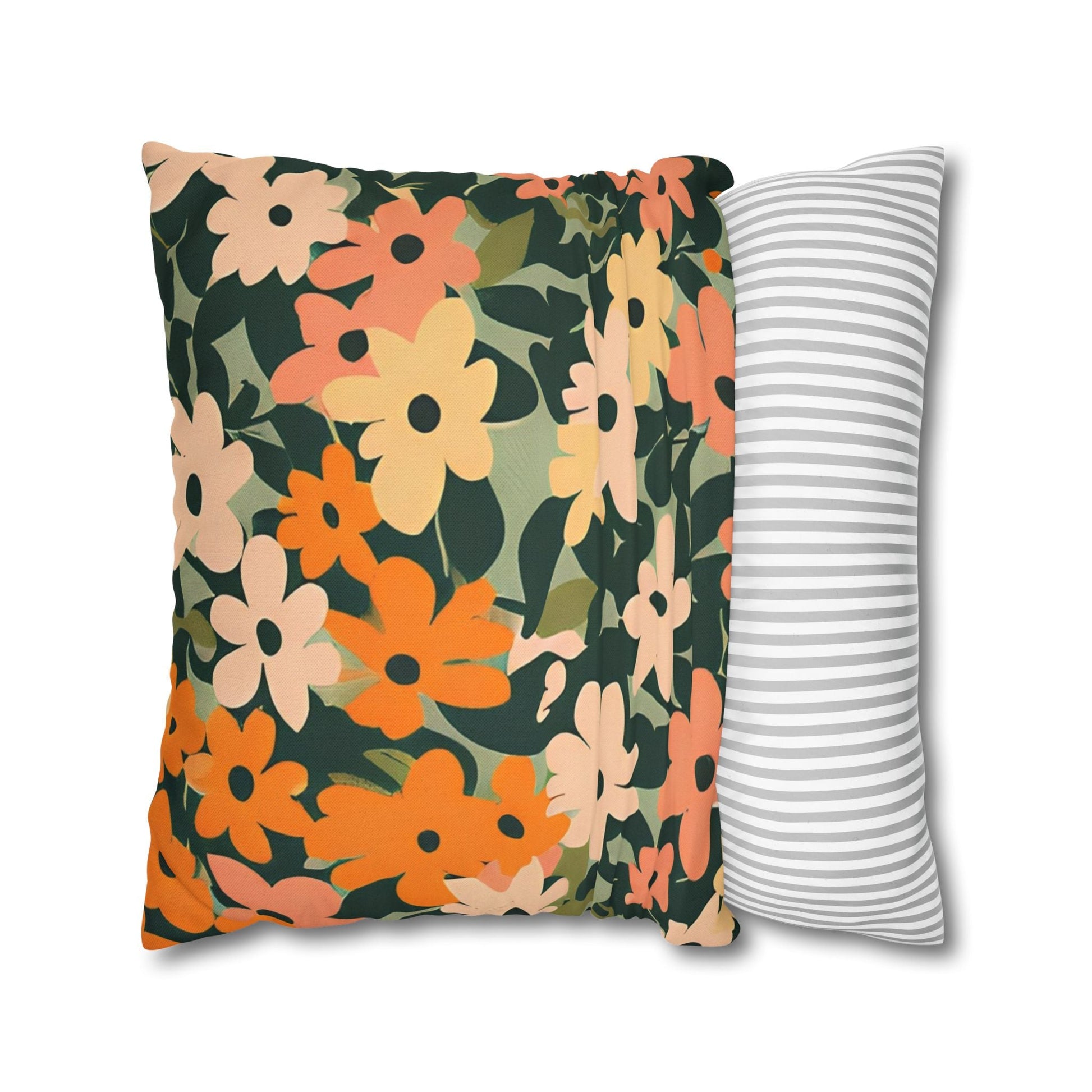 Spun Polyester Square Pillowcase, Artsulli - Art is Long, Life is Short, Home Decor, , , , , , , 