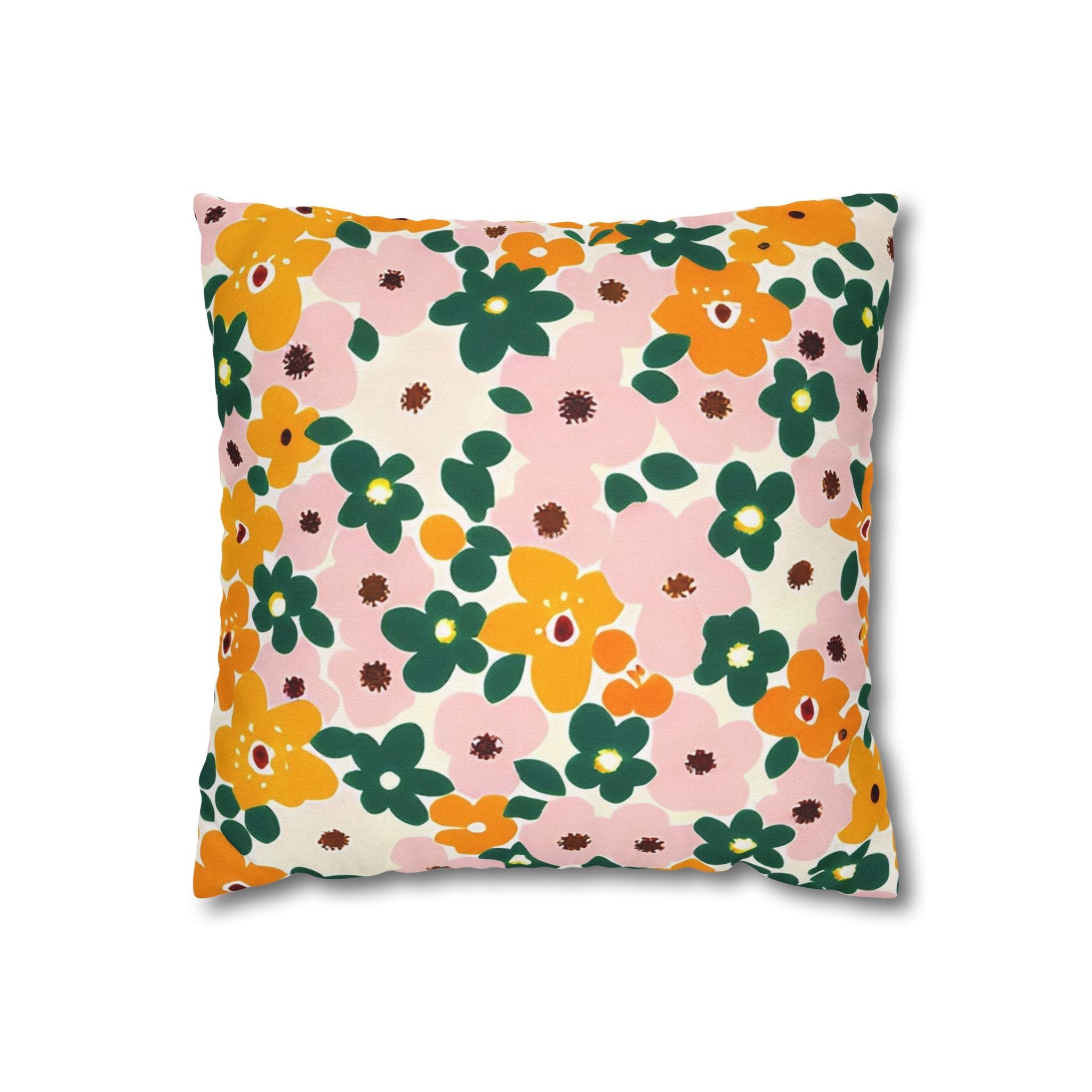 Spun Polyester Square Pillowcase, Artsulli - Art is Long, Life is Short, Home Decor, Size, 14" × 14", , , , , 16633692805907258229