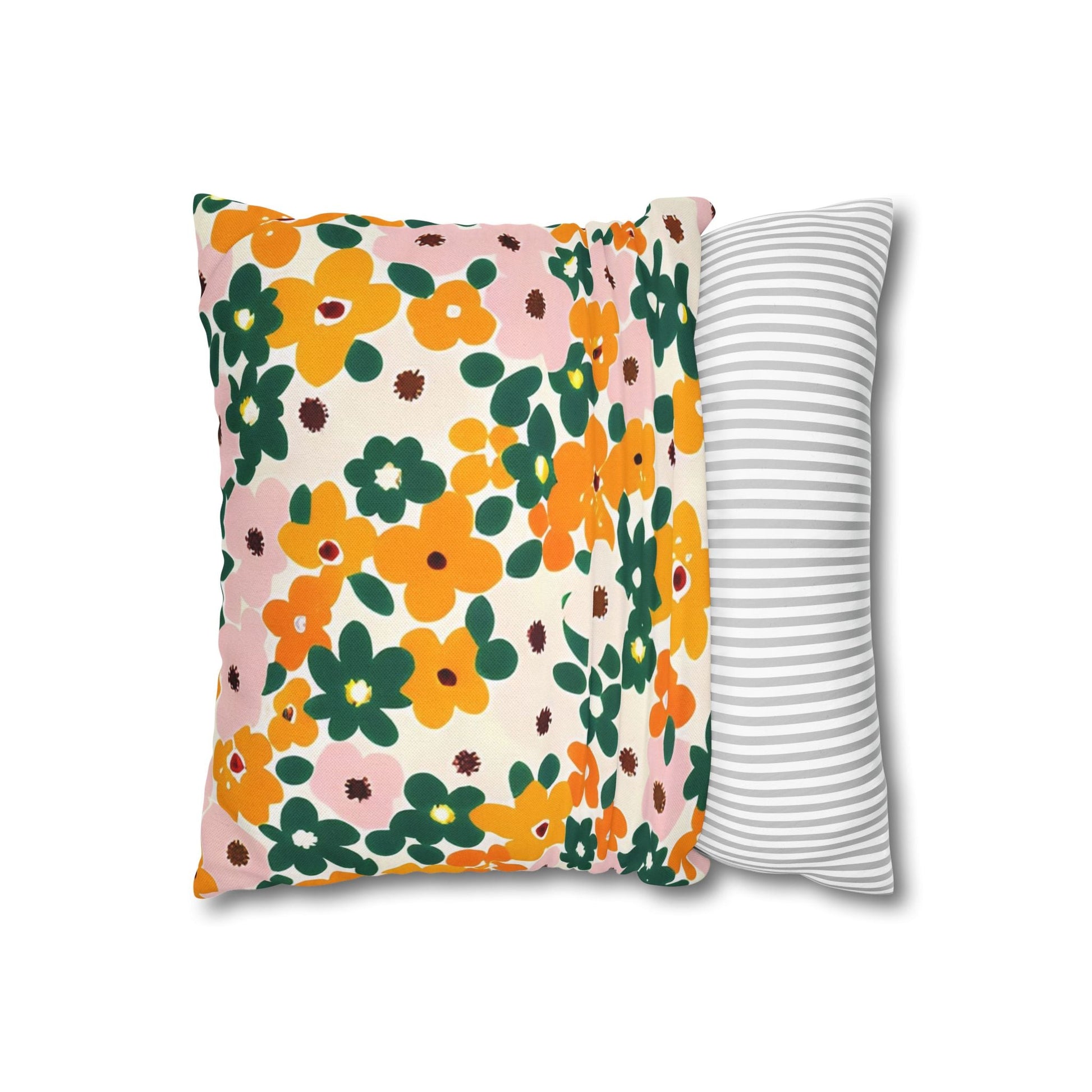Spun Polyester Square Pillowcase, Artsulli - Art is Long, Life is Short, Home Decor, , , , , , , 