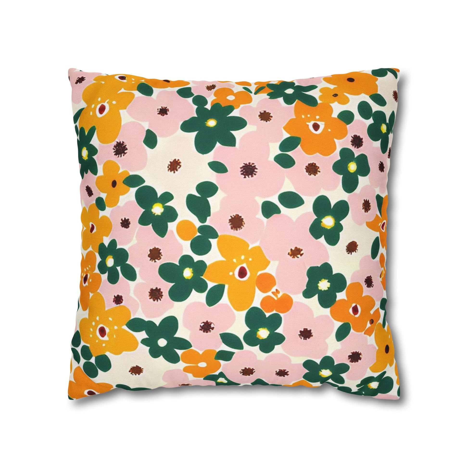 Spun Polyester Square Pillowcase, Artsulli - Art is Long, Life is Short, Home Decor, Size, 18" × 18", , , , , 24190241513637111406