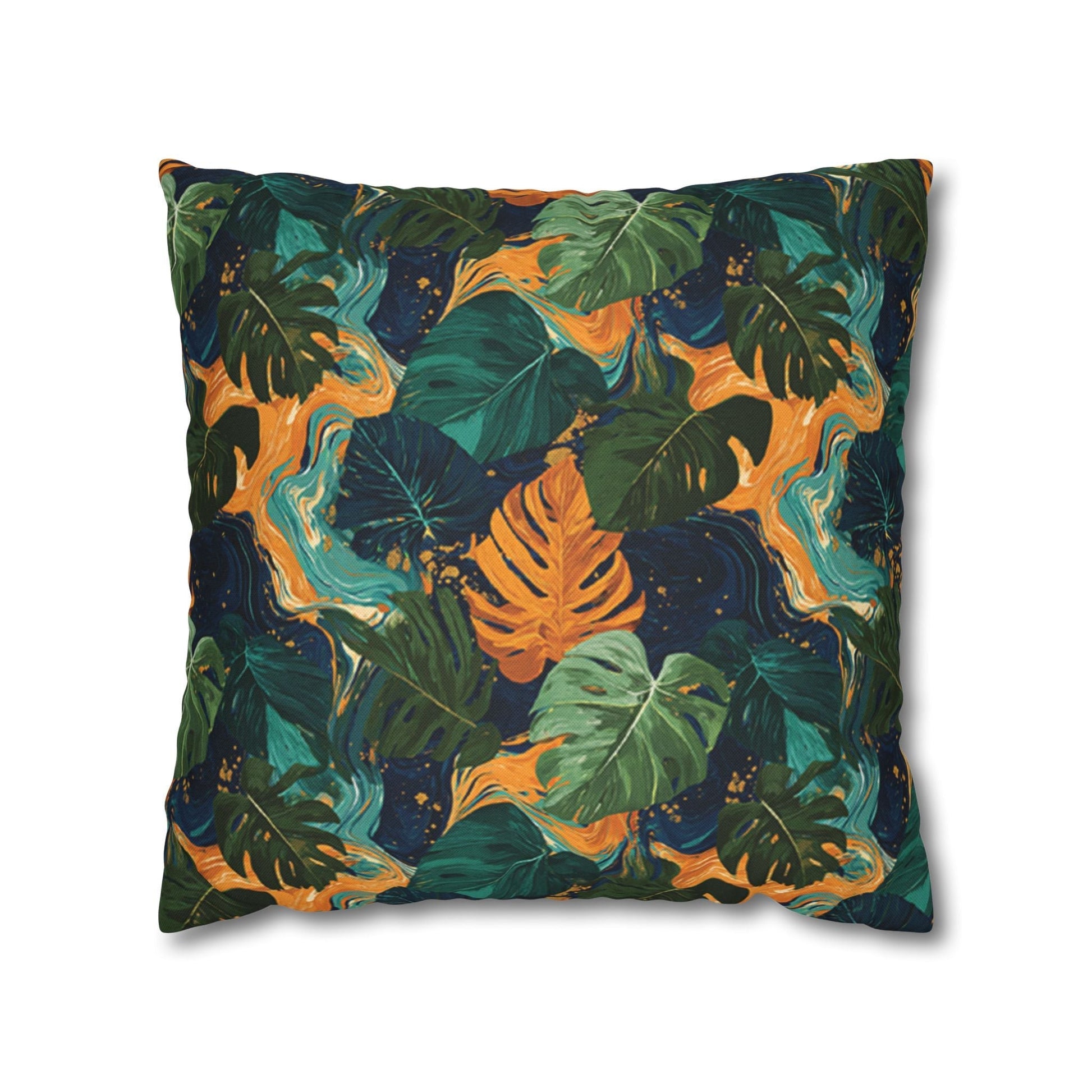 Spun Polyester Square Pillowcase, Artsulli - Art is Long, Life is Short, Home Decor, Size, 18" × 18", , , , , 22597877746247368016