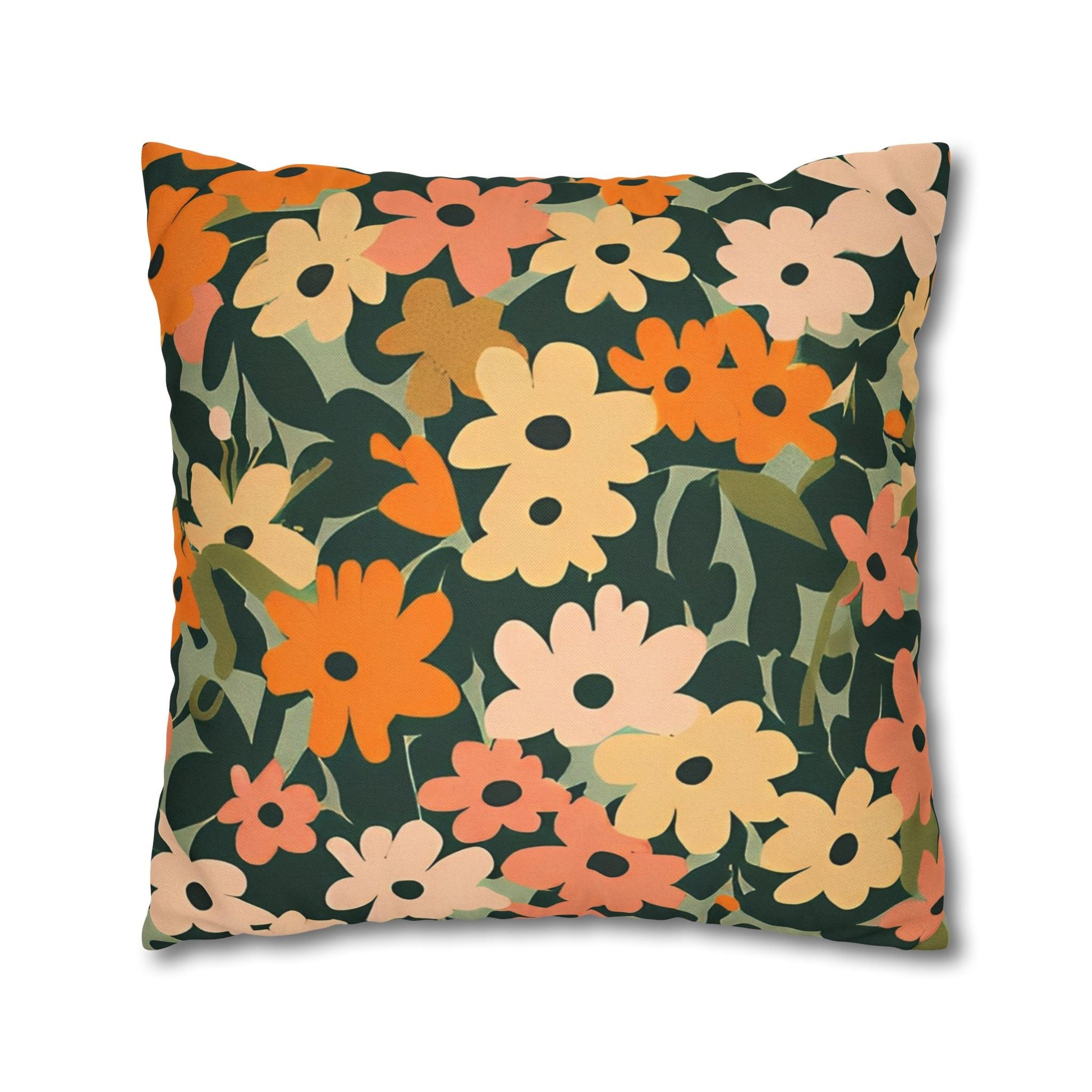 Spun Polyester Square Pillowcase, Artsulli - Art is Long, Life is Short, Home Decor, , , , , , , 