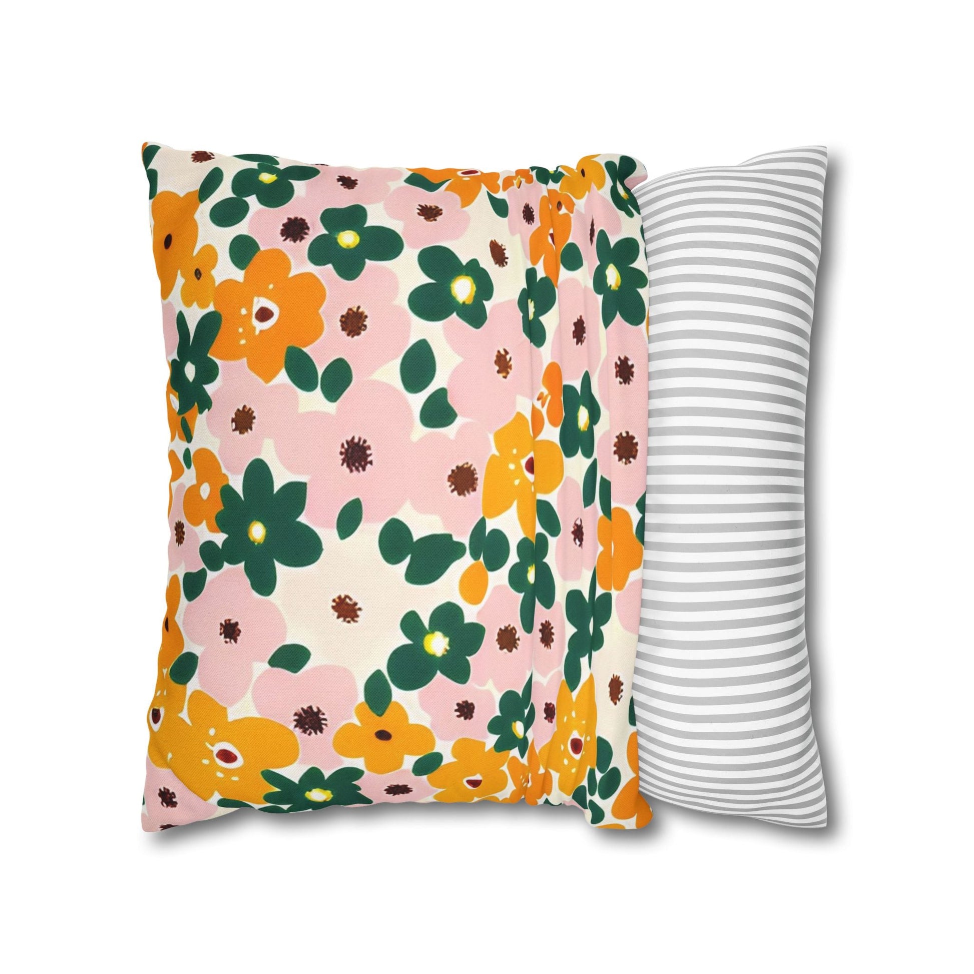 Spun Polyester Square Pillowcase, Artsulli - Art is Long, Life is Short, Home Decor, , , , , , , 
