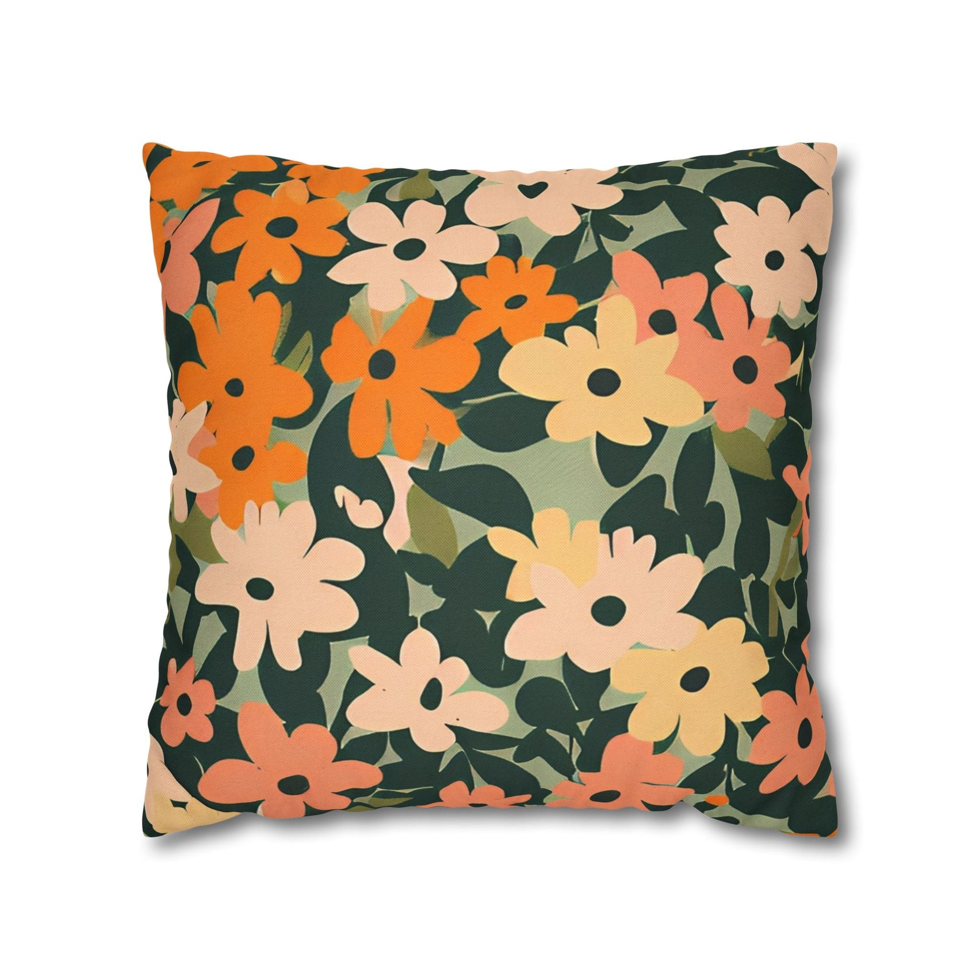 Spun Polyester Square Pillowcase, Artsulli - Art is Long, Life is Short, Home Decor, Size, 18" × 18", , , , , 36750334489532643131