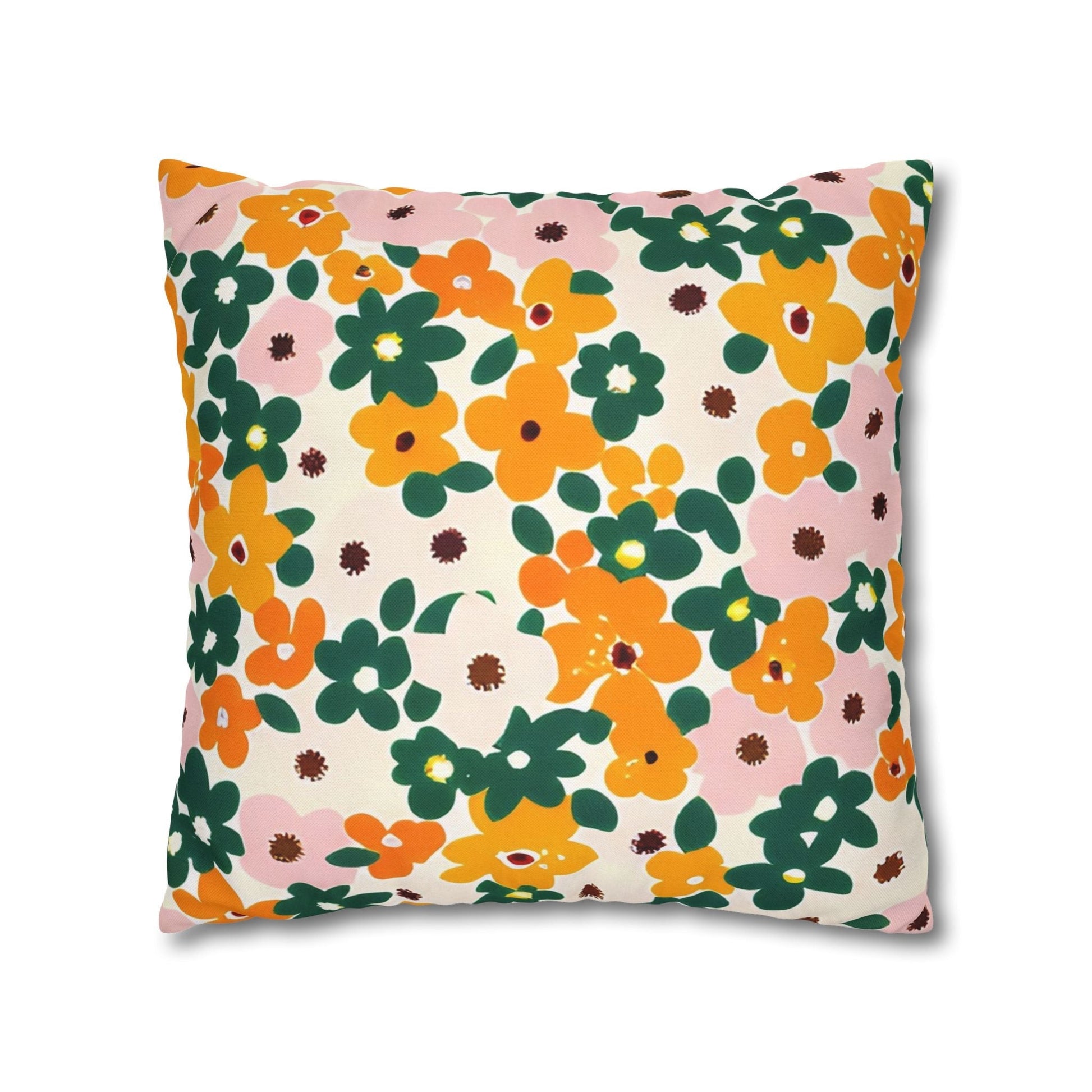 Spun Polyester Square Pillowcase, Artsulli - Art is Long, Life is Short, Home Decor, , , , , , , 