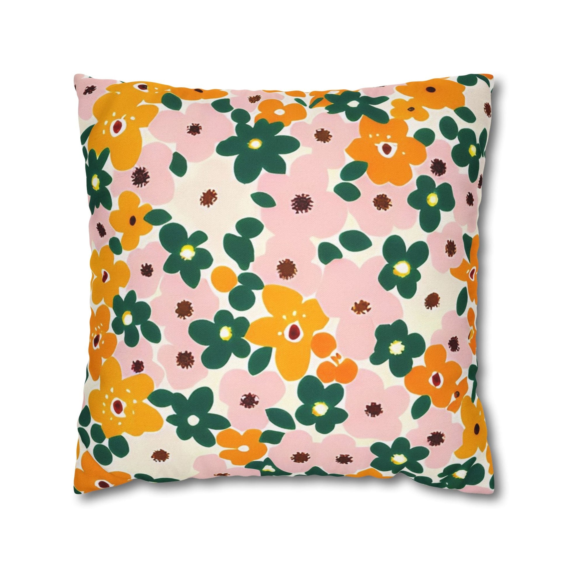 Spun Polyester Square Pillowcase, Artsulli - Art is Long, Life is Short, Home Decor, Size, 20" × 20", , , , , 28657724949629761975