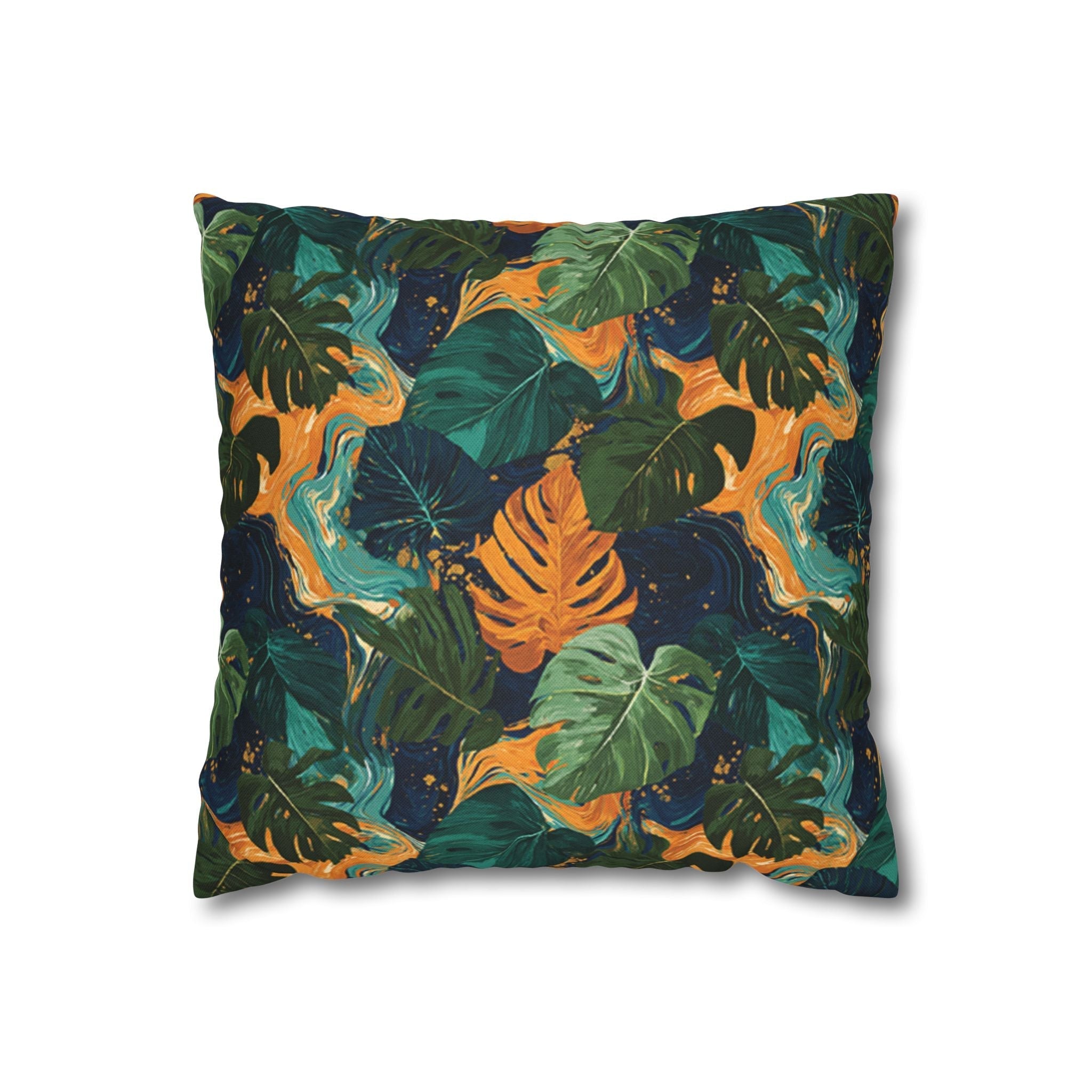 Spun Polyester Square Pillowcase, Artsulli - Art is Long, Life is Short, Home Decor, Size, 14" × 14", , , , , 29705415071562523495